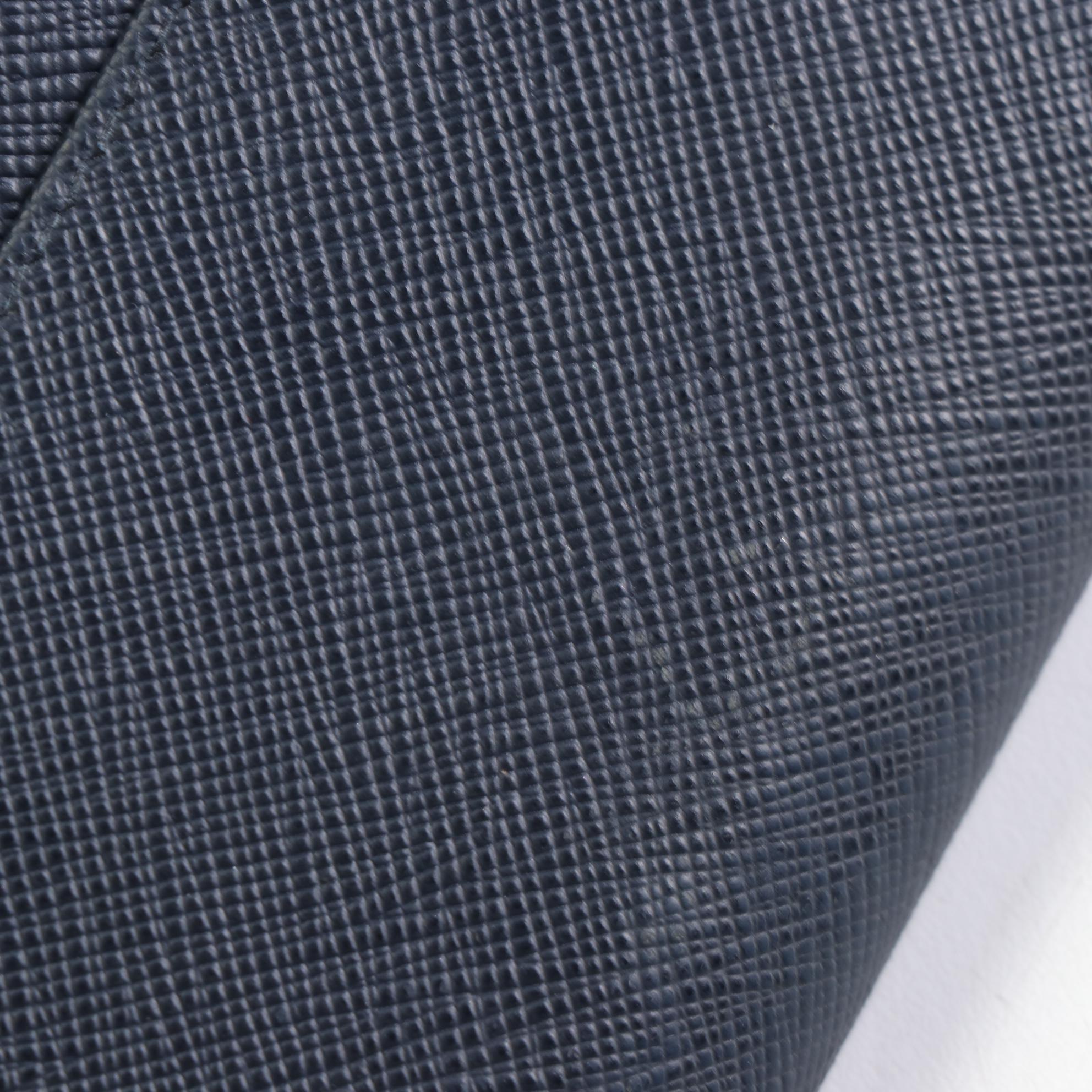 Prada Triangle Logo Flap Wallet in Saffiano Leather