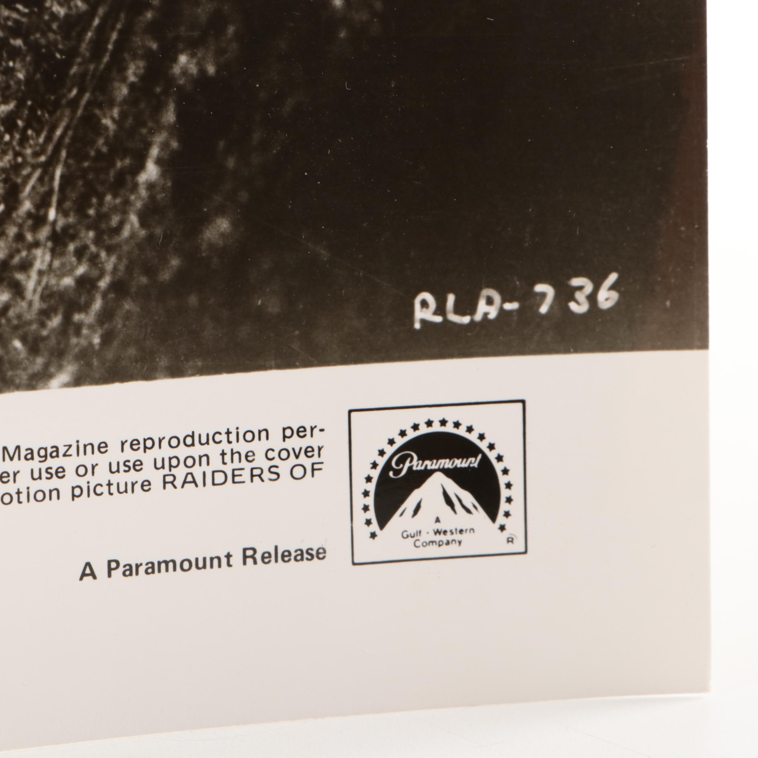 "Raiders of the Lost Ark" Paramount Pictures Film Still