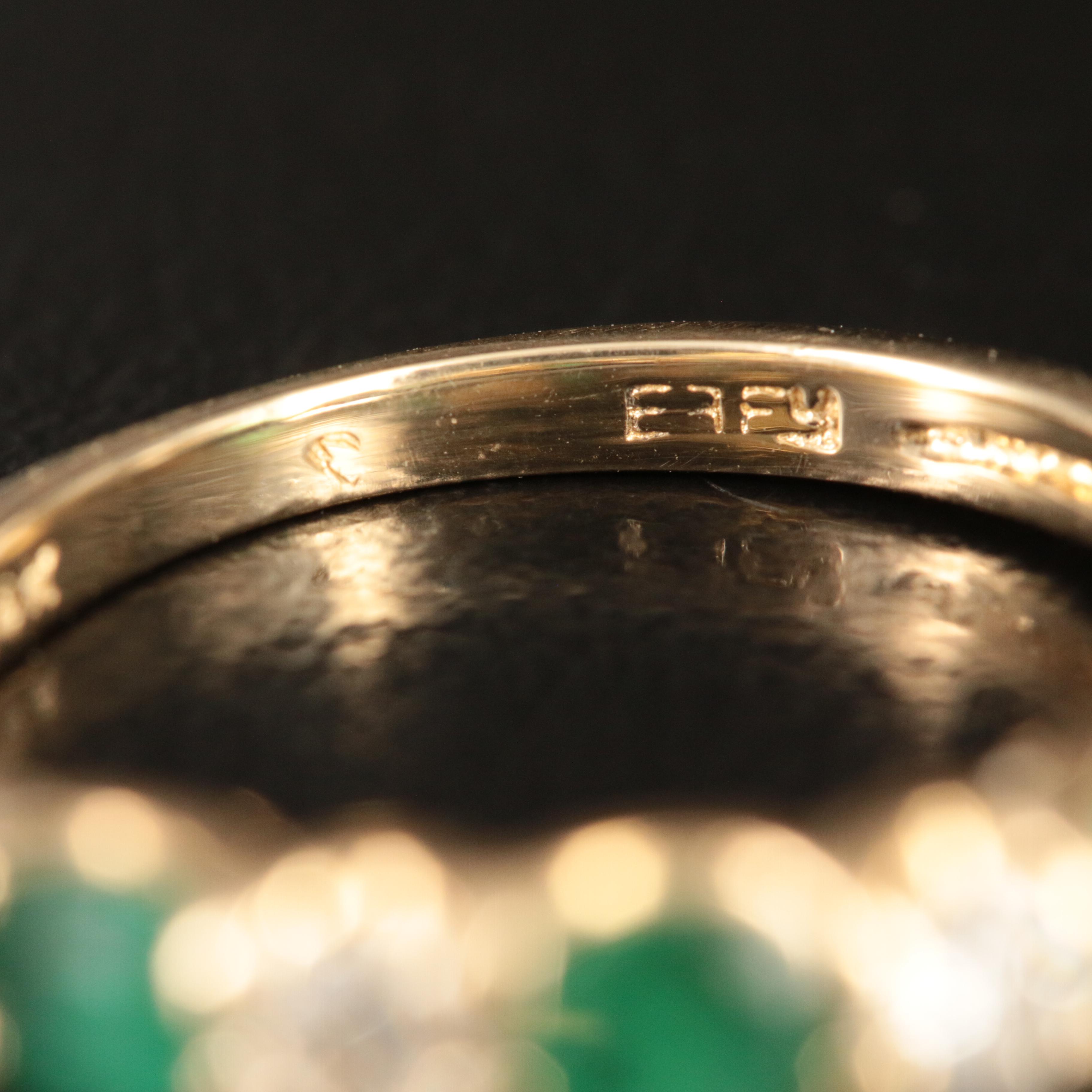 EFFY 14K Emerald and Diamond Band