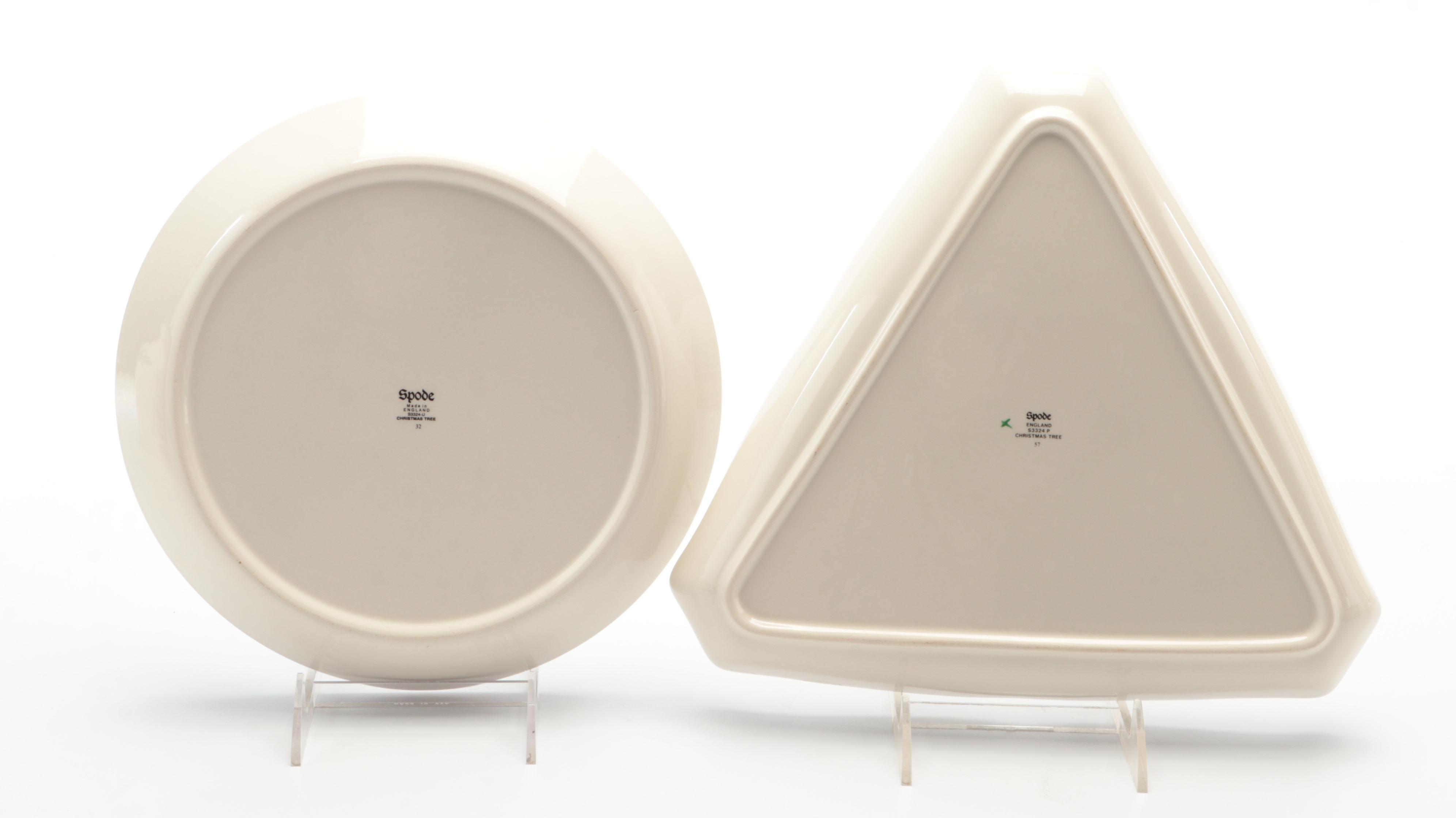 Spode "Christmas Tree" Serveware and Table Accessories