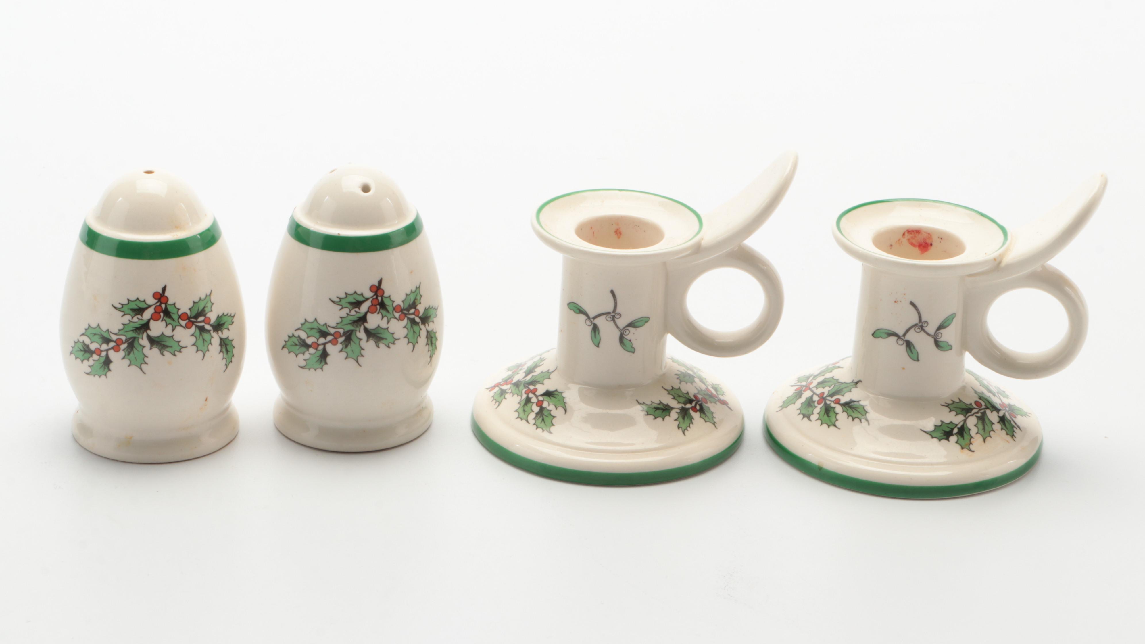 Spode "Christmas Tree" Serveware and Table Accessories