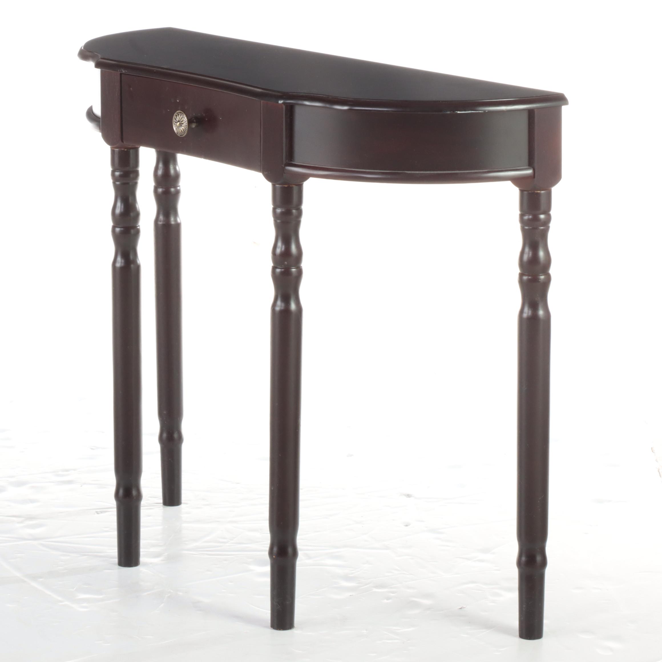 Mahogany Finish Wooden Side Table