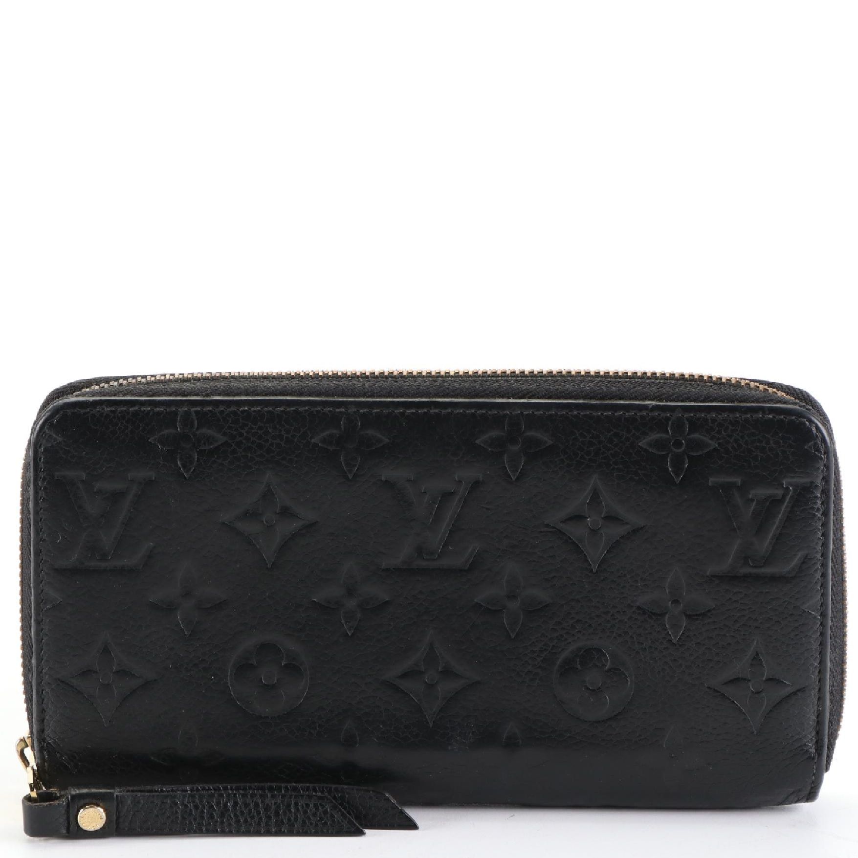 Louis Vuitton Zippy Wallet in Monogram Empreinte Black Leather