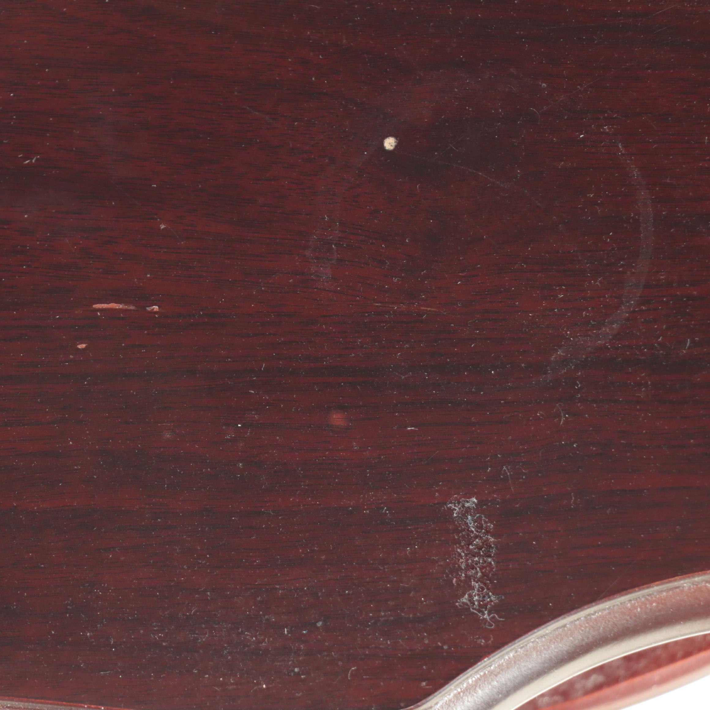 Mahogany Finish Wooden Side Table