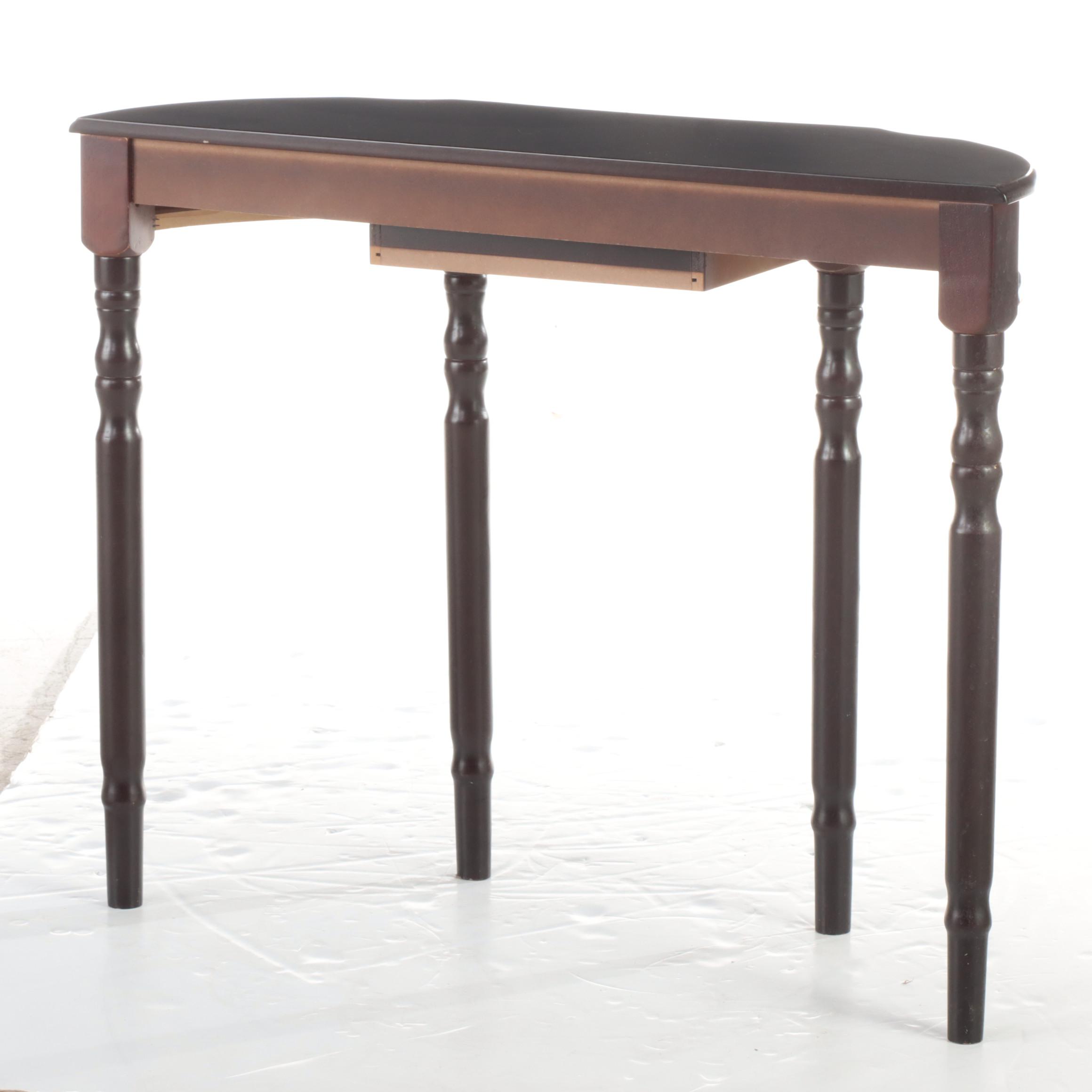 Mahogany Finish Wooden Side Table