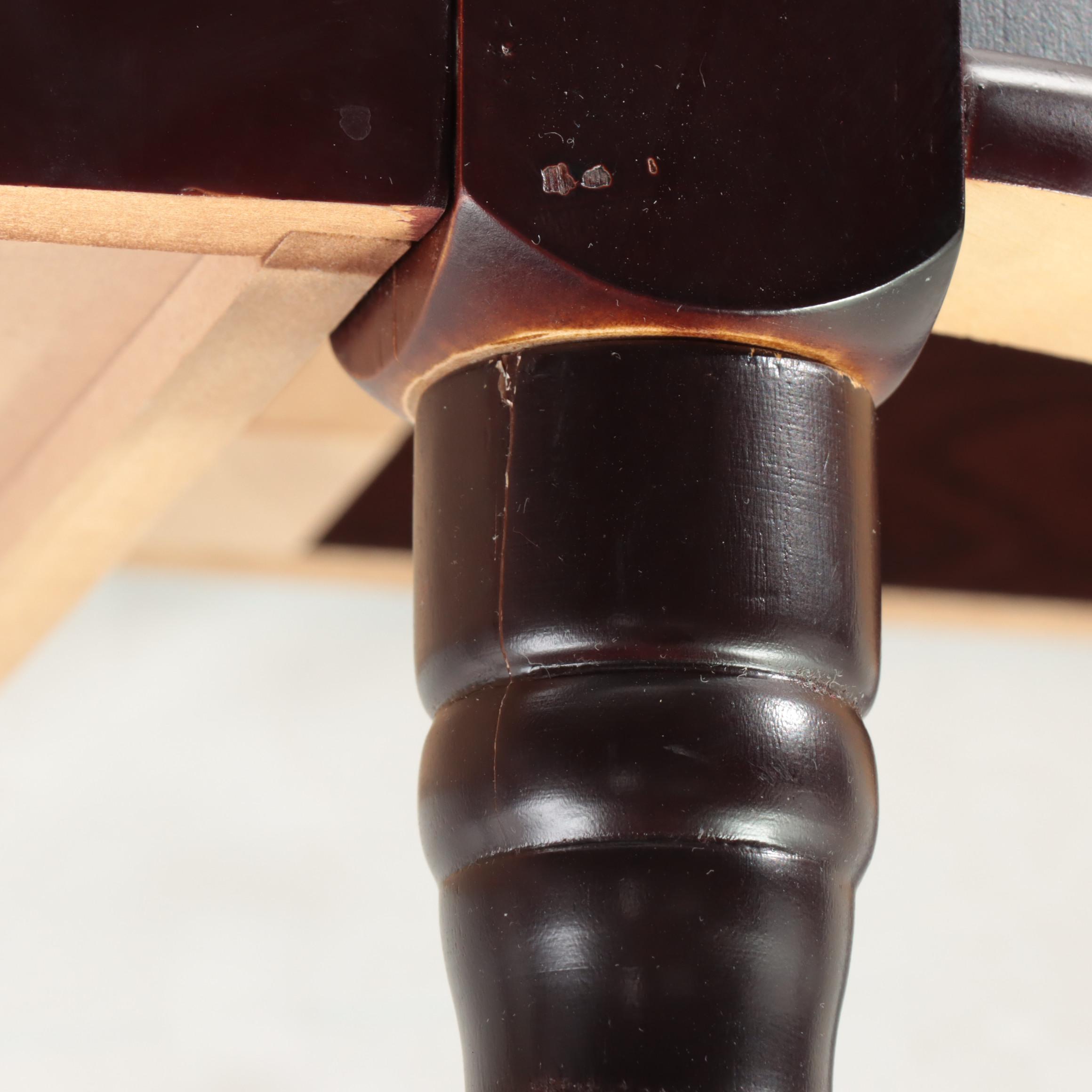 Mahogany Finish Wooden Side Table