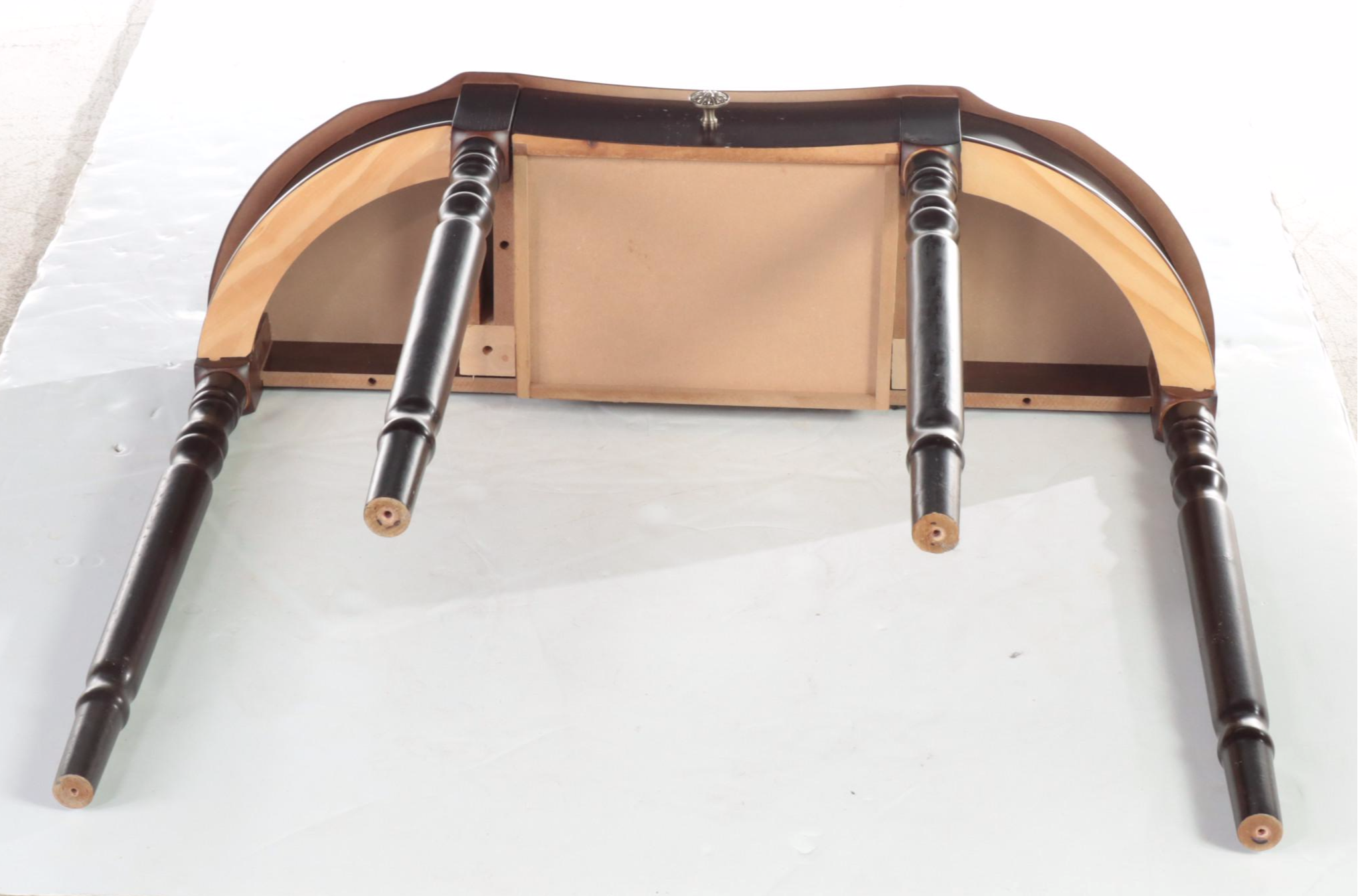 Mahogany Finish Wooden Side Table