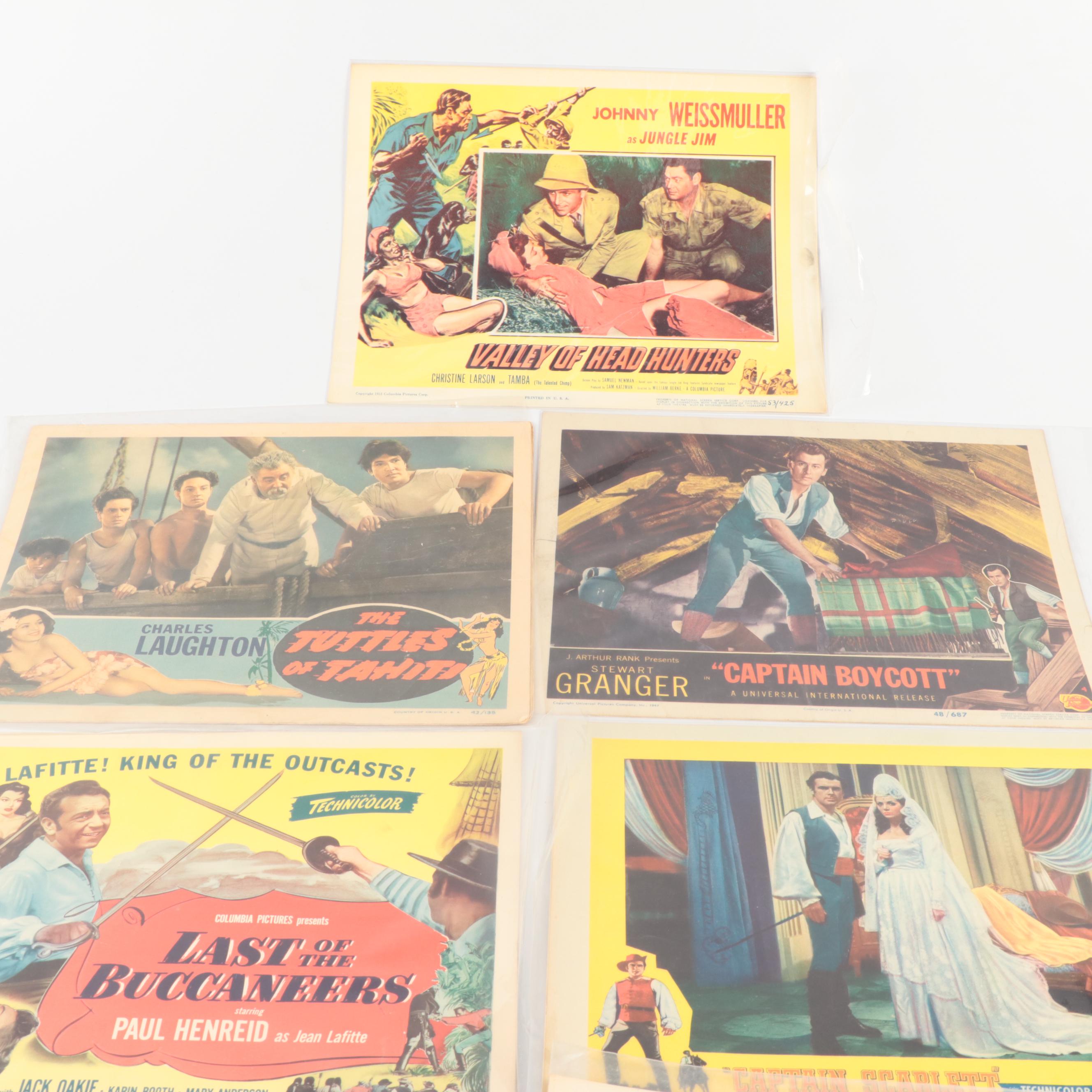 Framed "To Kill A Mocking Bird" Lobby Cards with Other Film Memorabilia