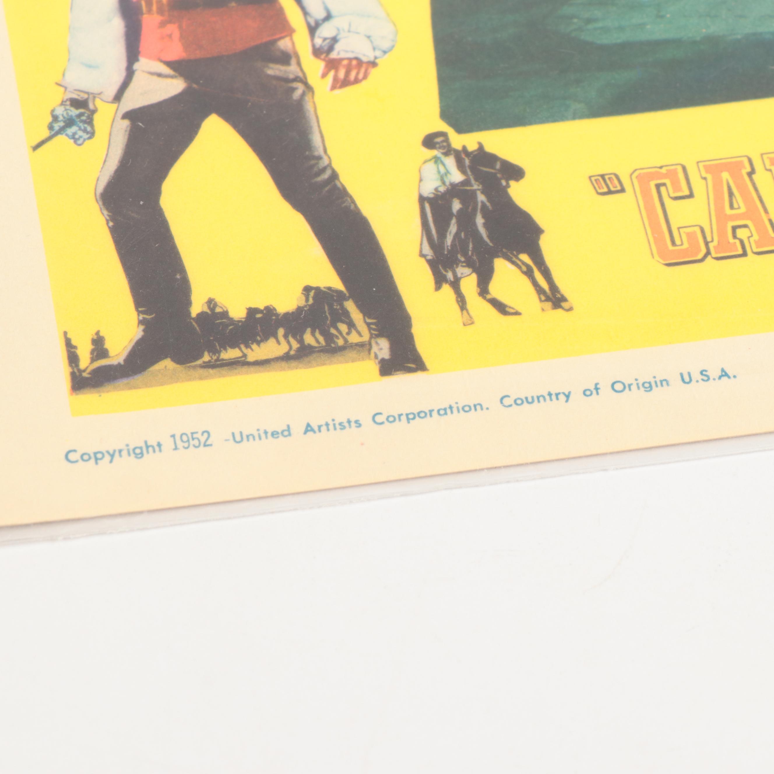 Framed "To Kill A Mocking Bird" Lobby Cards with Other Film Memorabilia