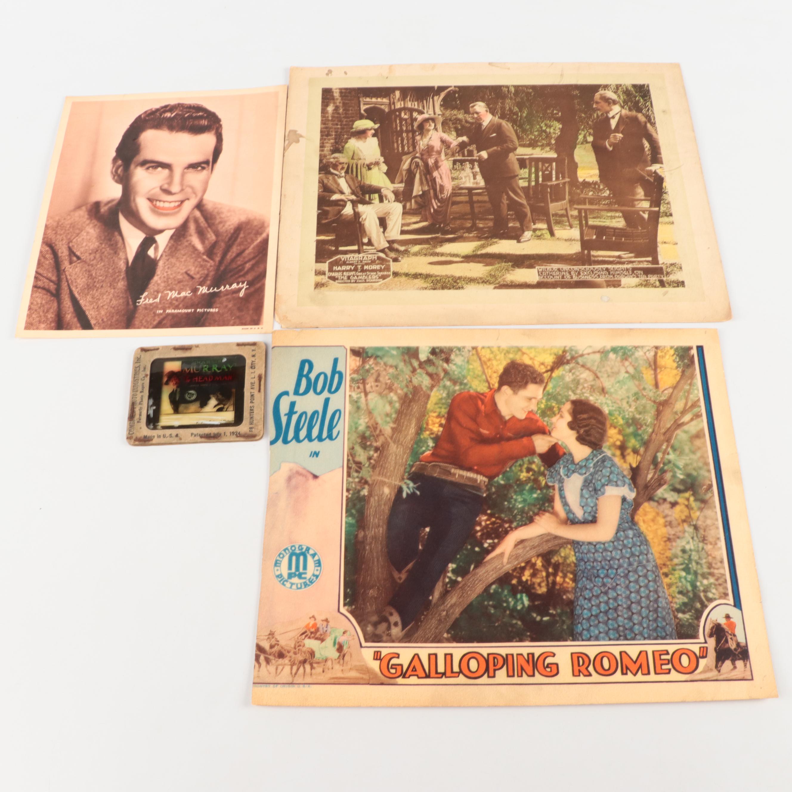 Framed "To Kill A Mocking Bird" Lobby Cards with Other Film Memorabilia