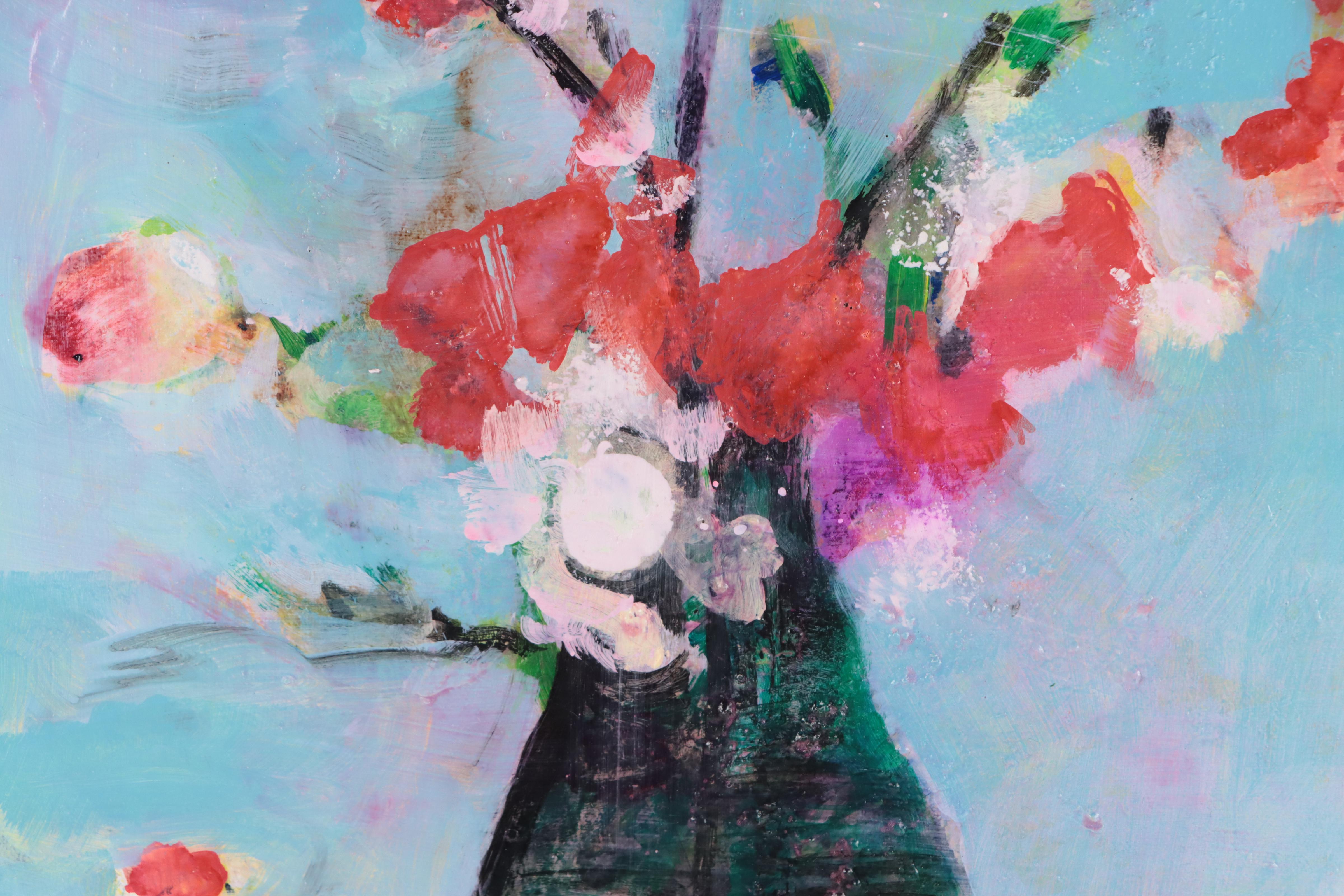 Mark Whitmarsh Acrylic Painting "Desert Rose," 2022