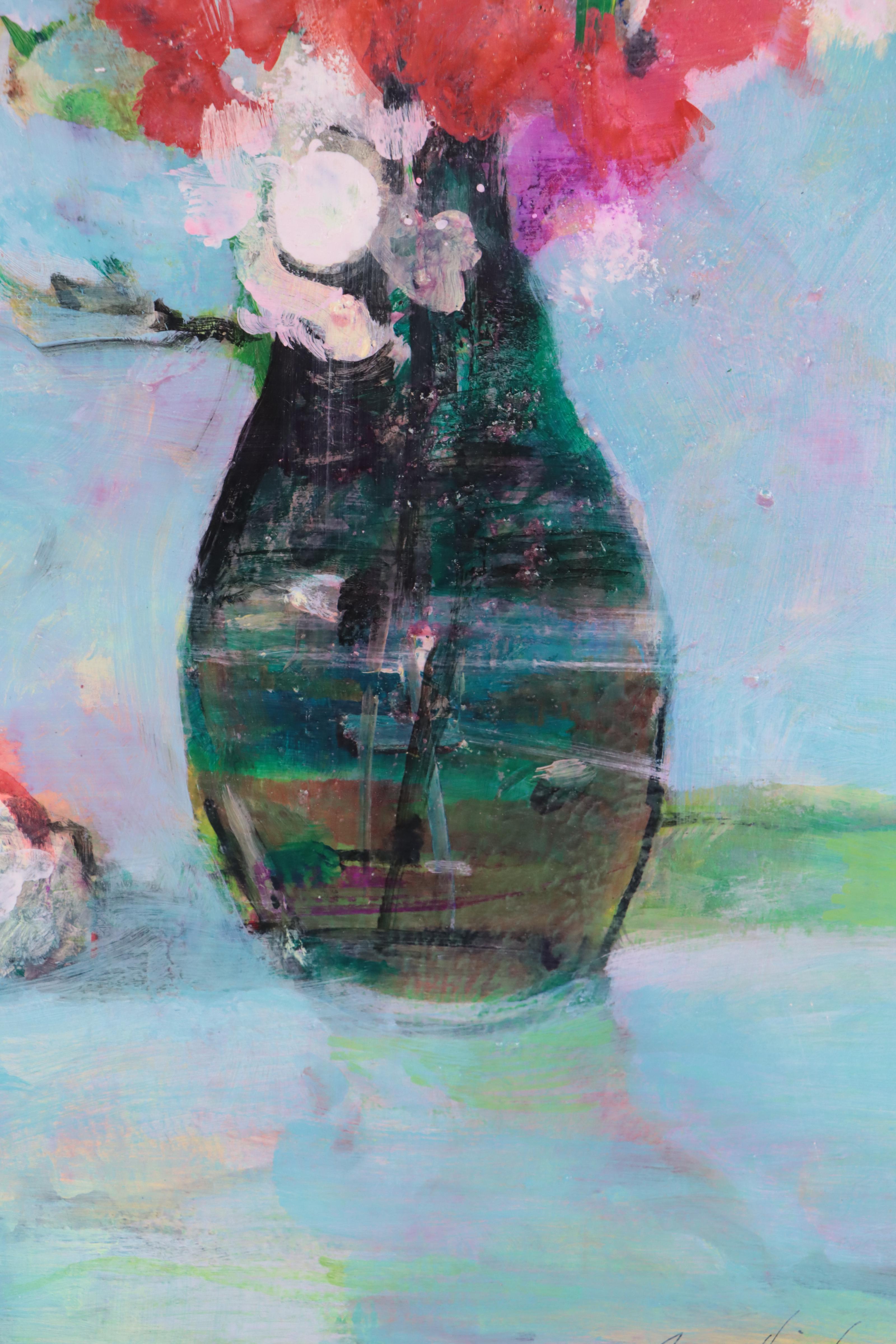 Mark Whitmarsh Acrylic Painting "Desert Rose," 2022