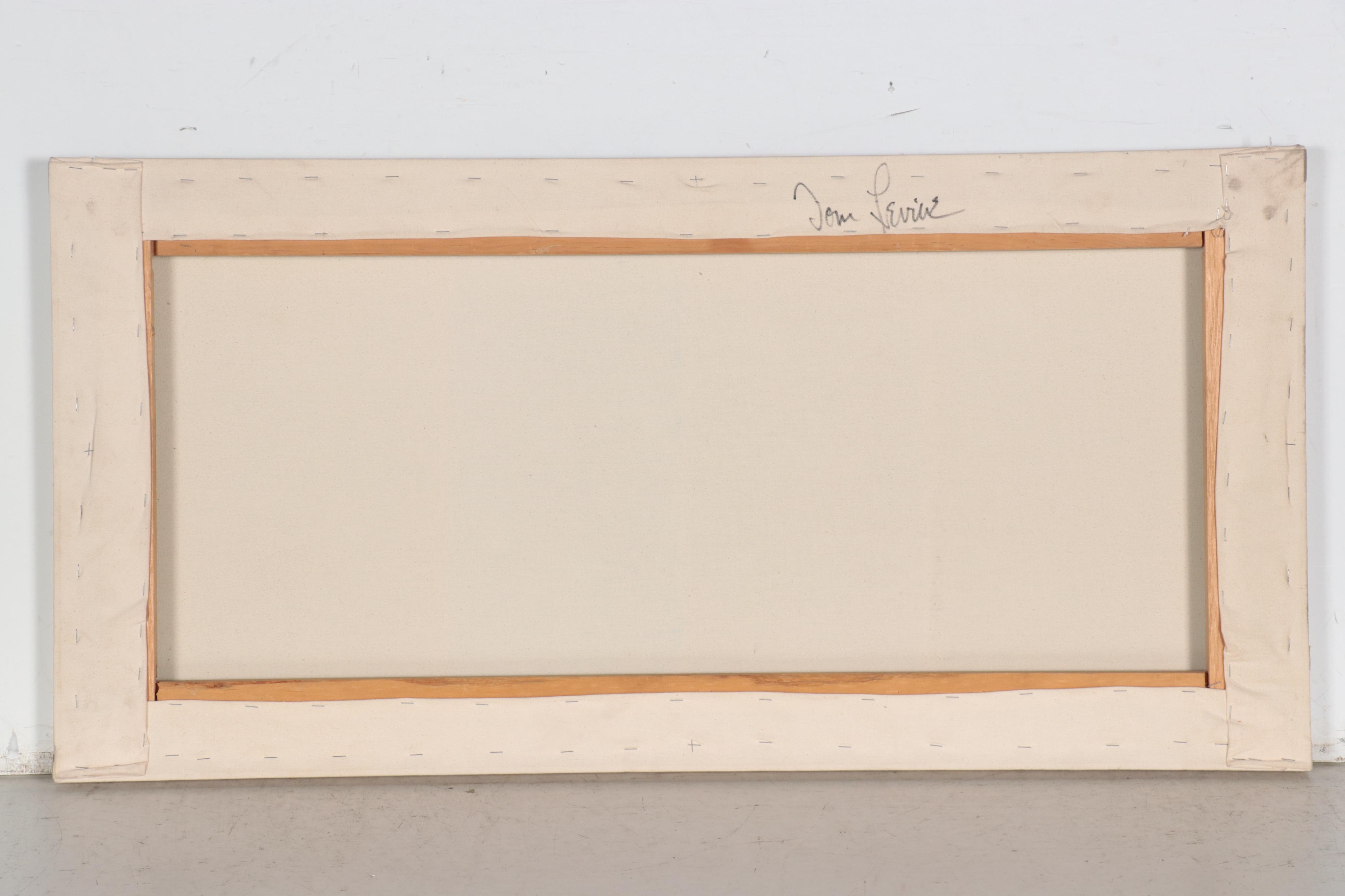 Tom Levine Abstract Oil Painting