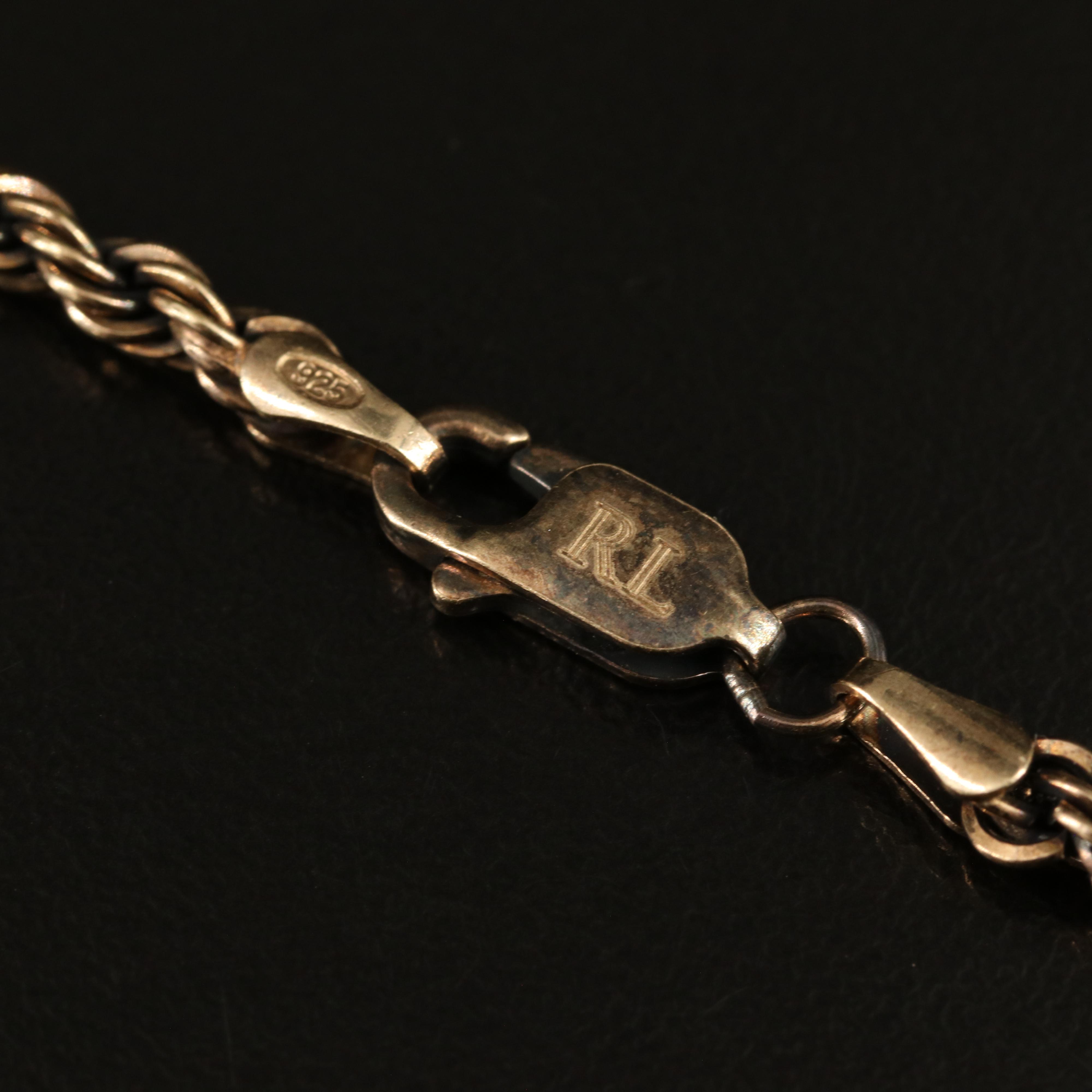 Sterling Crucifix Pendant Necklace