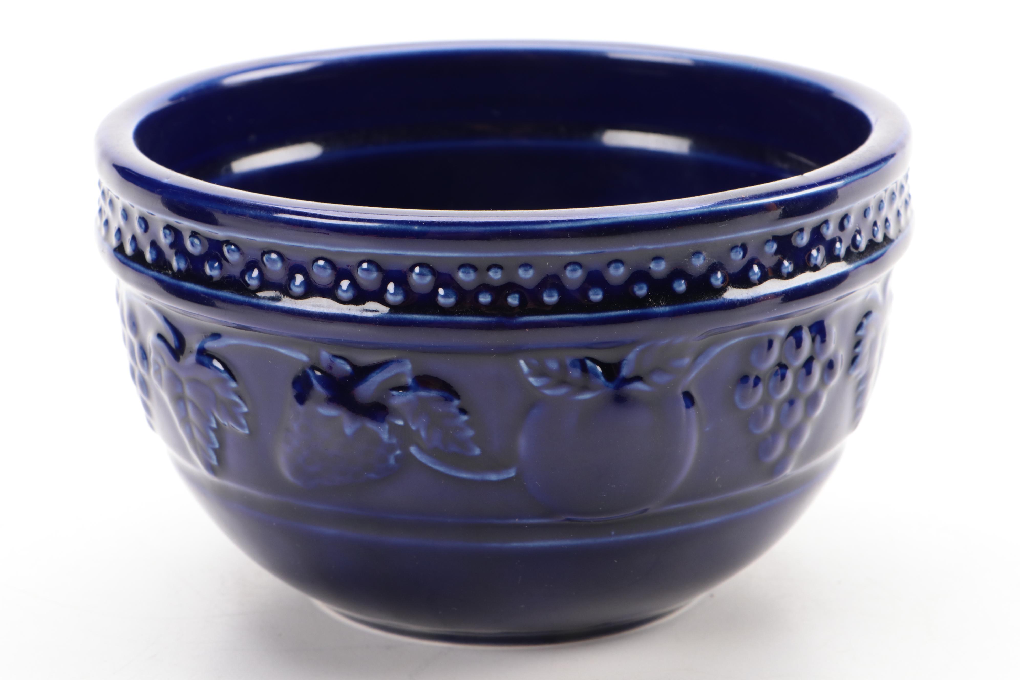 Blue Onion Porcelain Spice Jars and Table Accessories with Blue Ceramic Ware