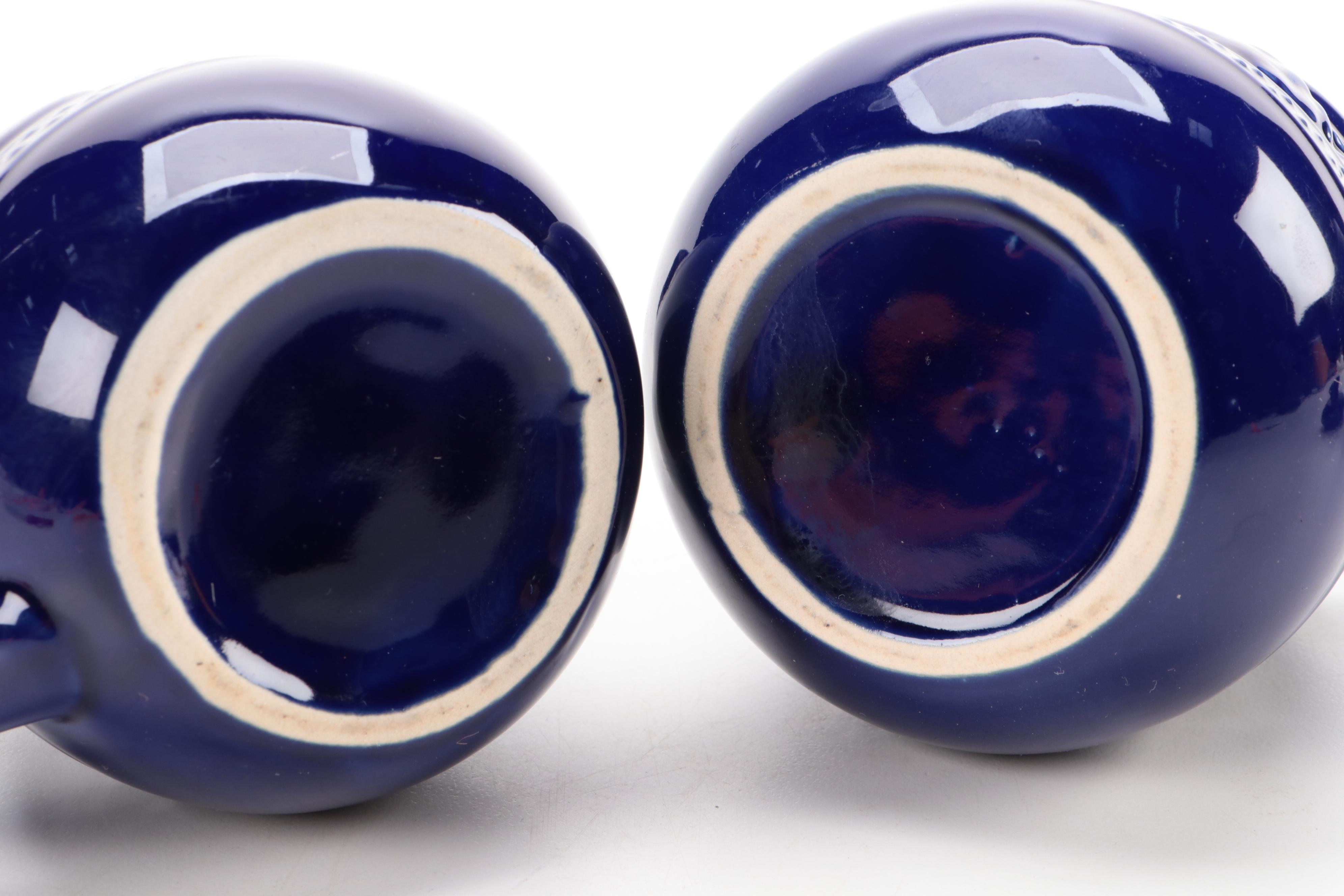 Blue Onion Porcelain Spice Jars and Table Accessories with Blue Ceramic Ware