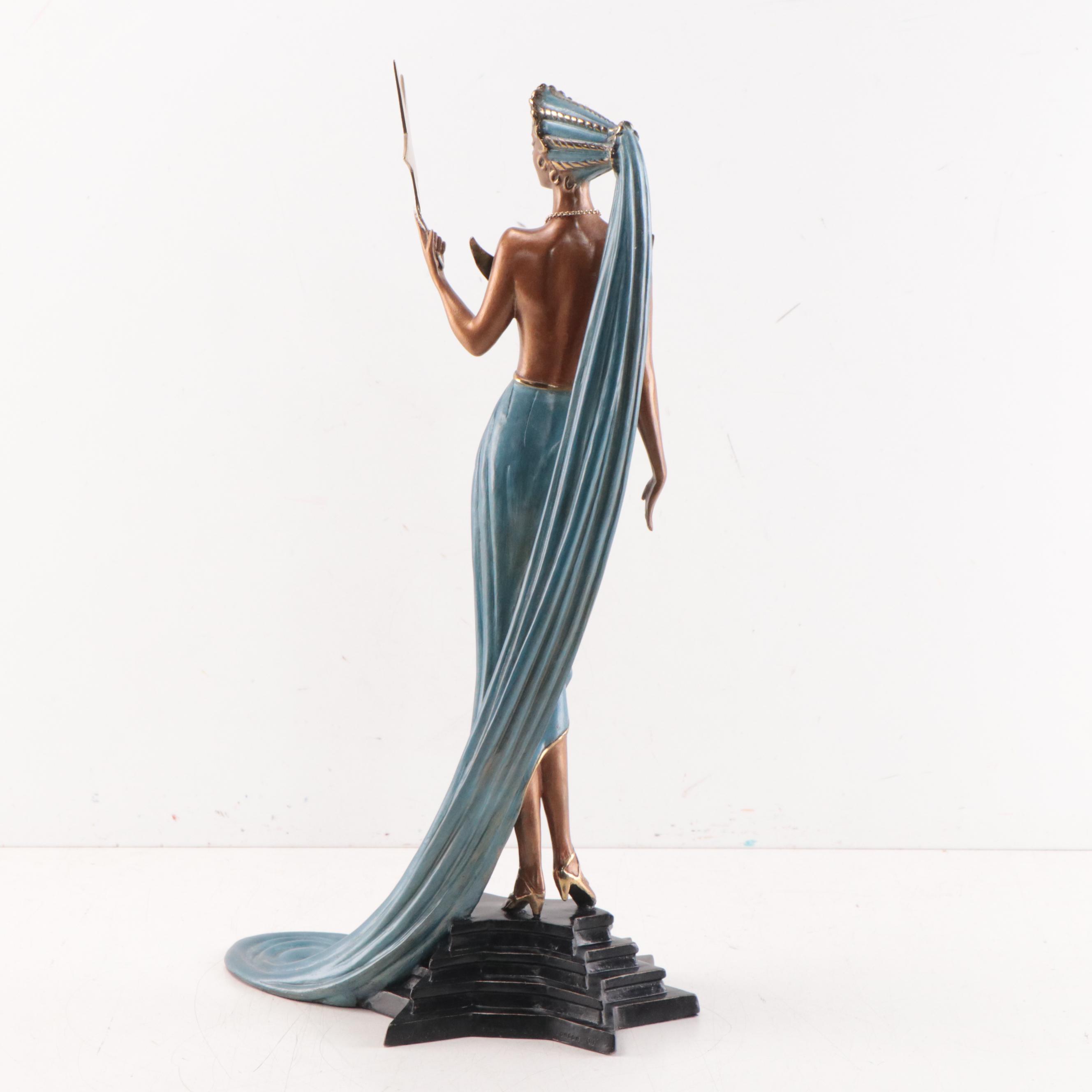 Erté Patinated Bronze Sculpture "Astra," 1987