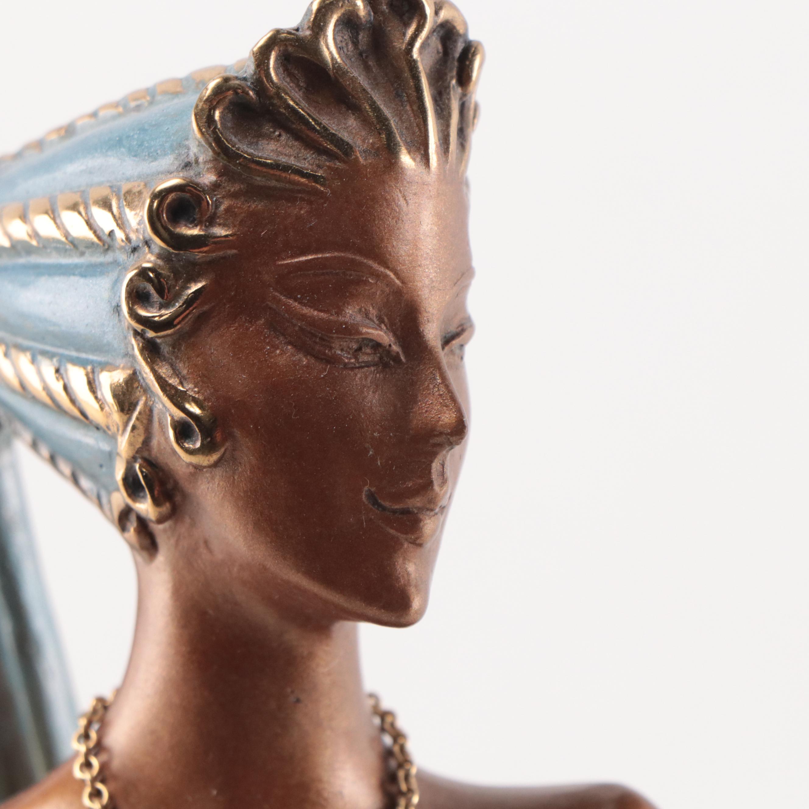 Erté Patinated Bronze Sculpture "Astra," 1987