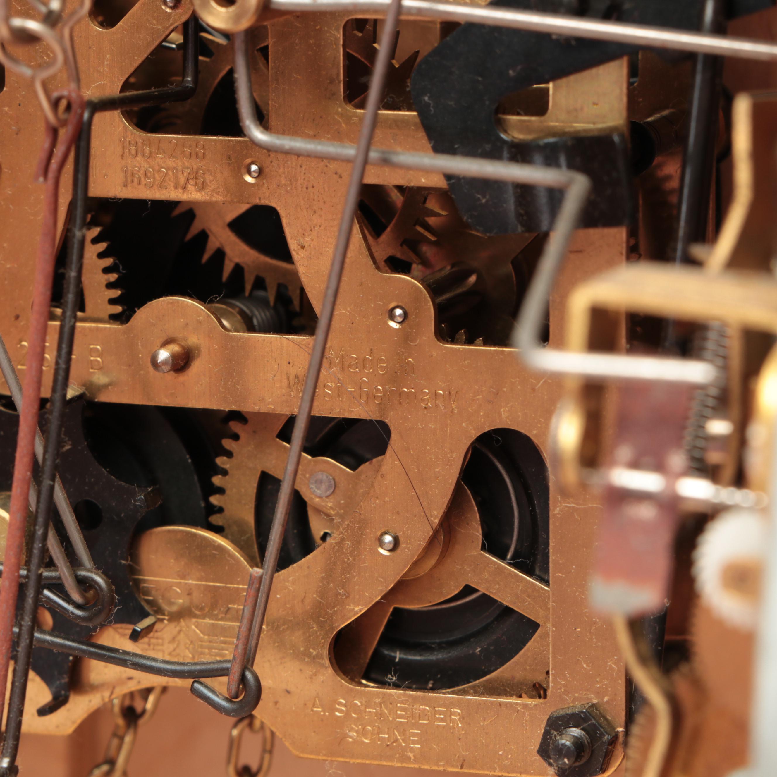 Traditional Style Carved German Musical Cuckoo Clock
