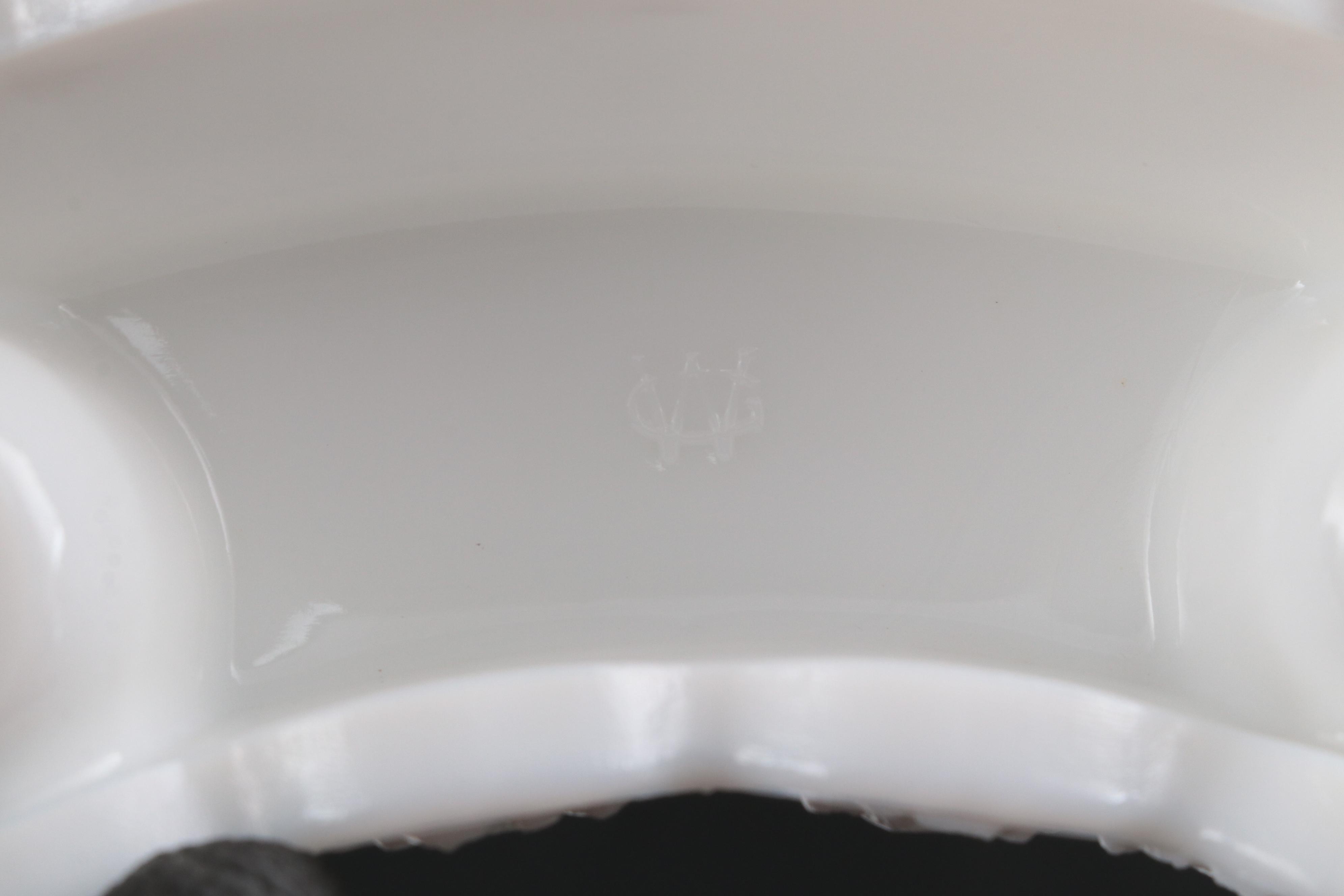 Westmoreland and Other Milk Glass Dinnerware and Serving Accessories