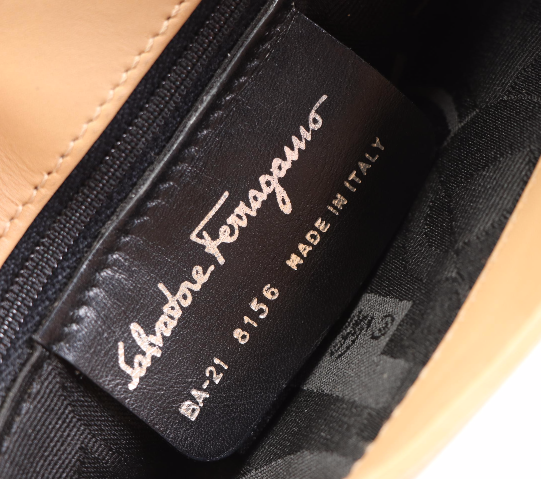 Salvatore Ferragamo Gancini Leather Shoulder Bag