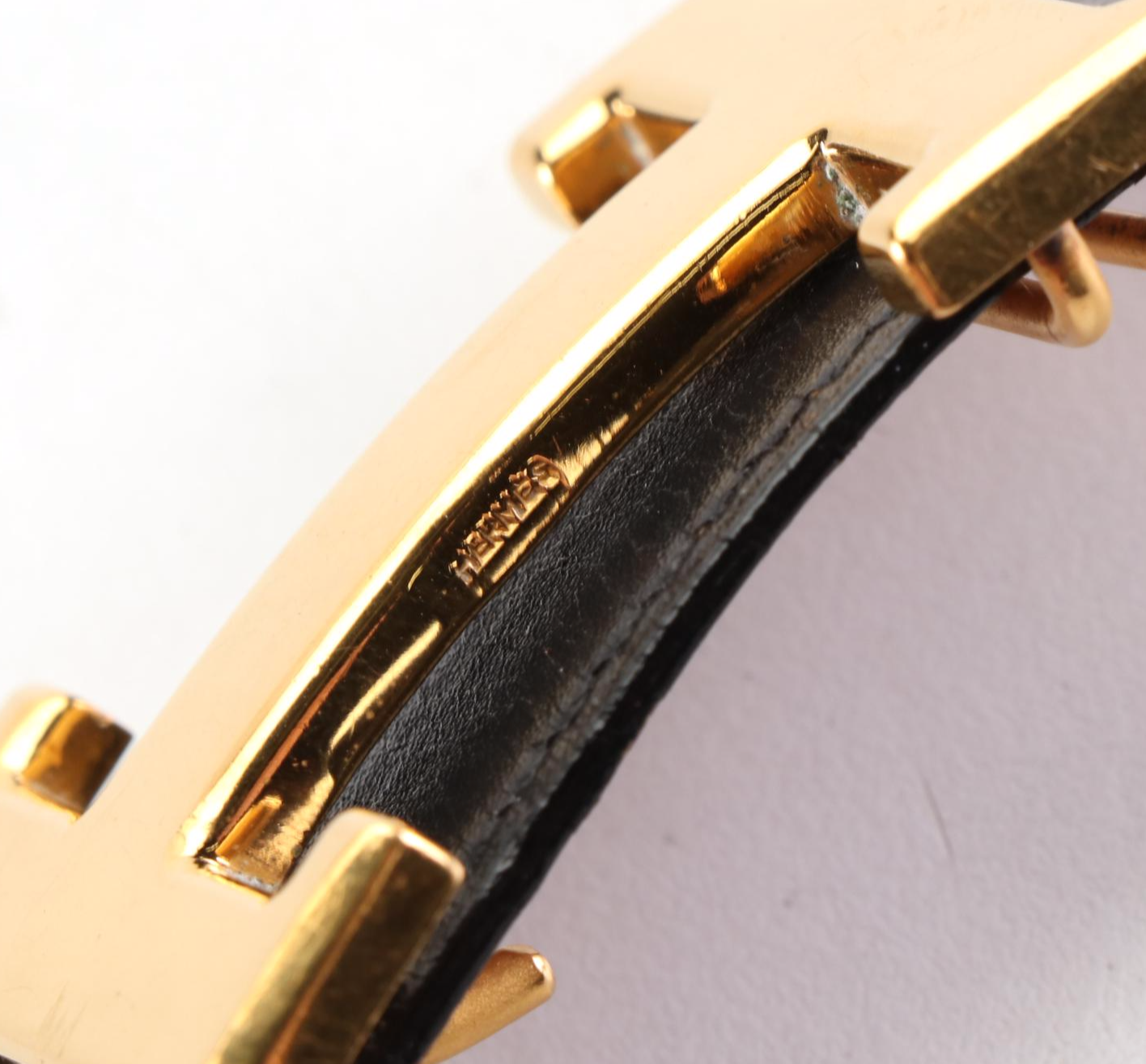 Hermès Leather Reversible Belt