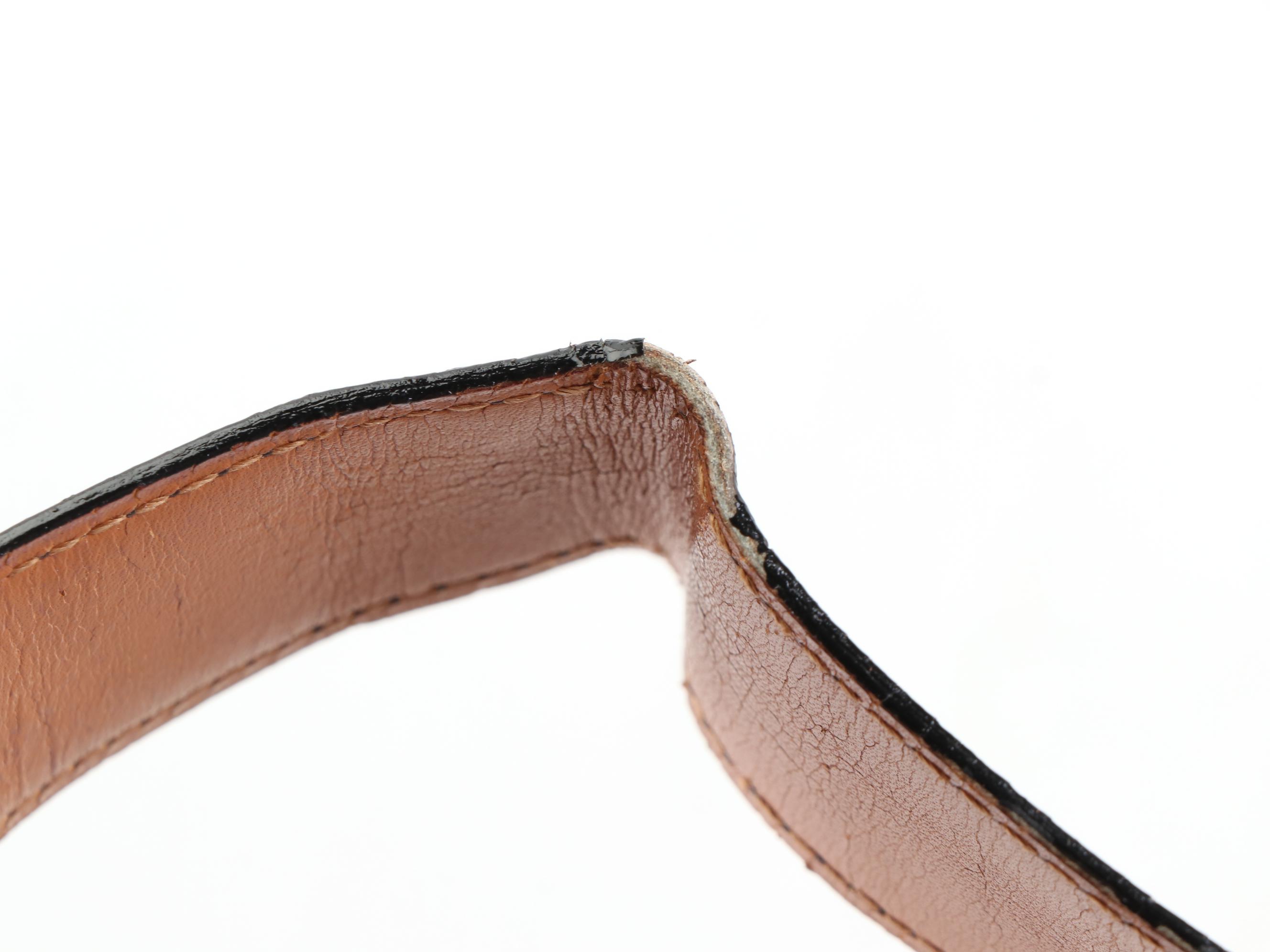 Hermès Leather Reversible Belt