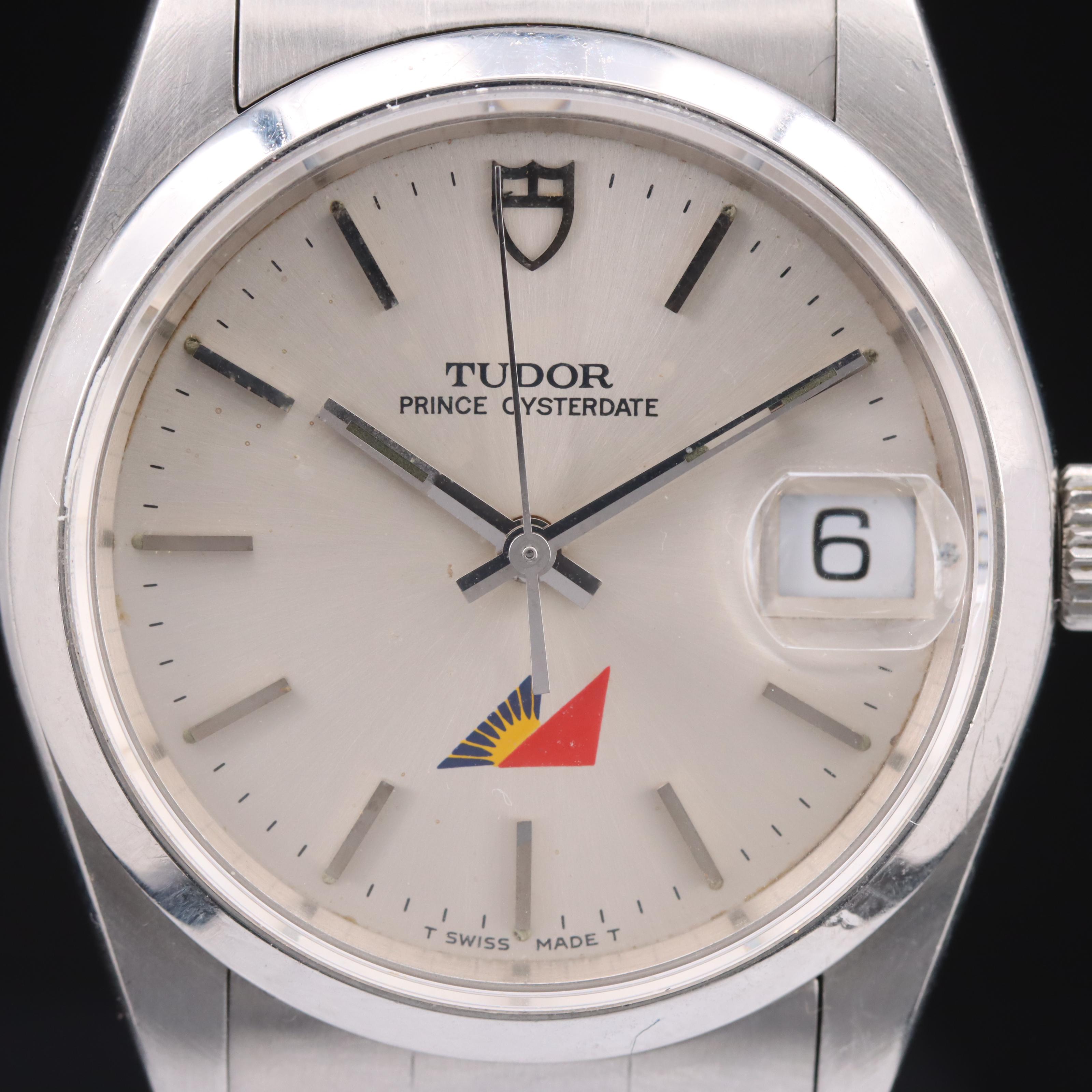 Tudor Prince Oysterdate "Philippine Airlines" Steel Automatic Watch