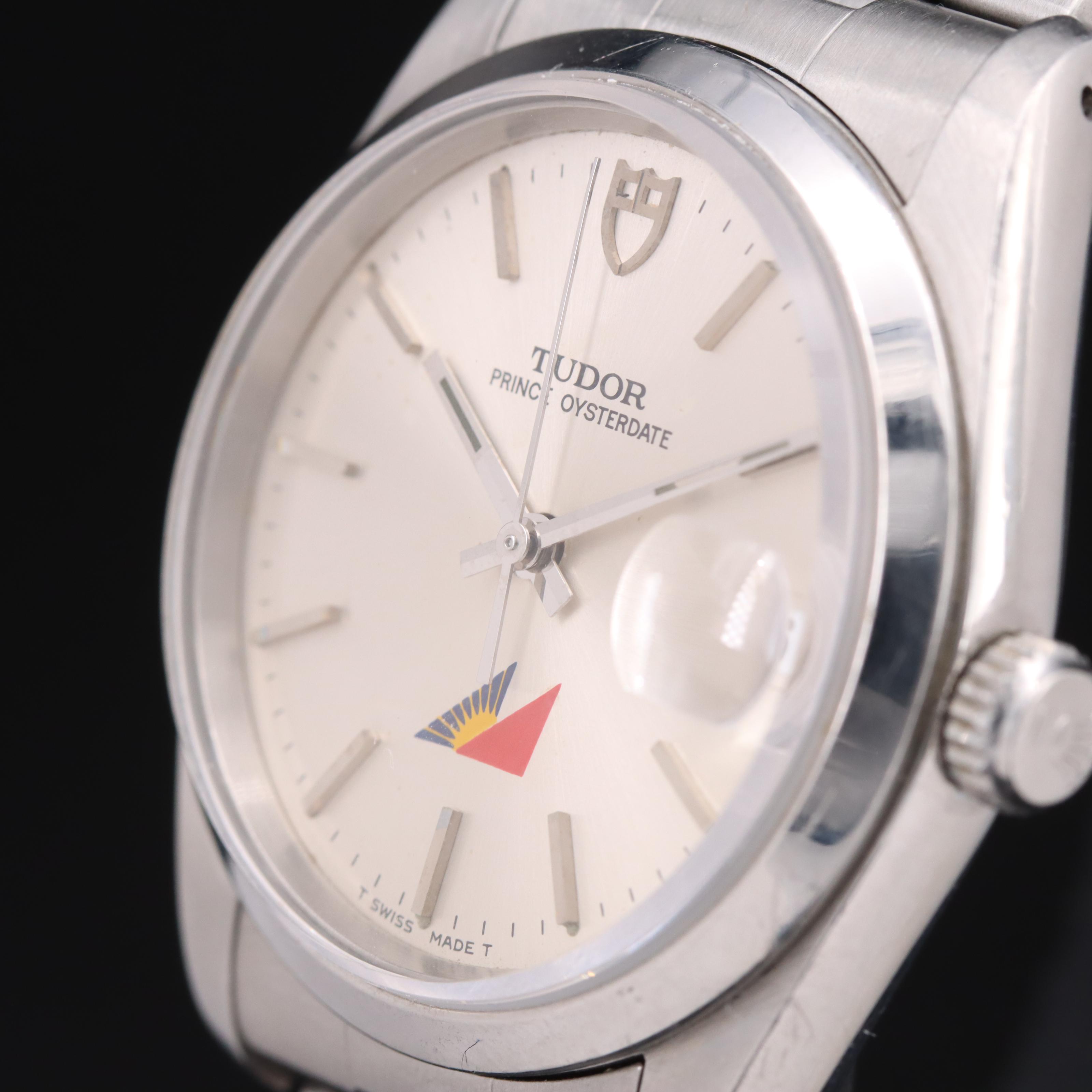 Tudor Prince Oysterdate "Philippine Airlines" Steel Automatic Watch