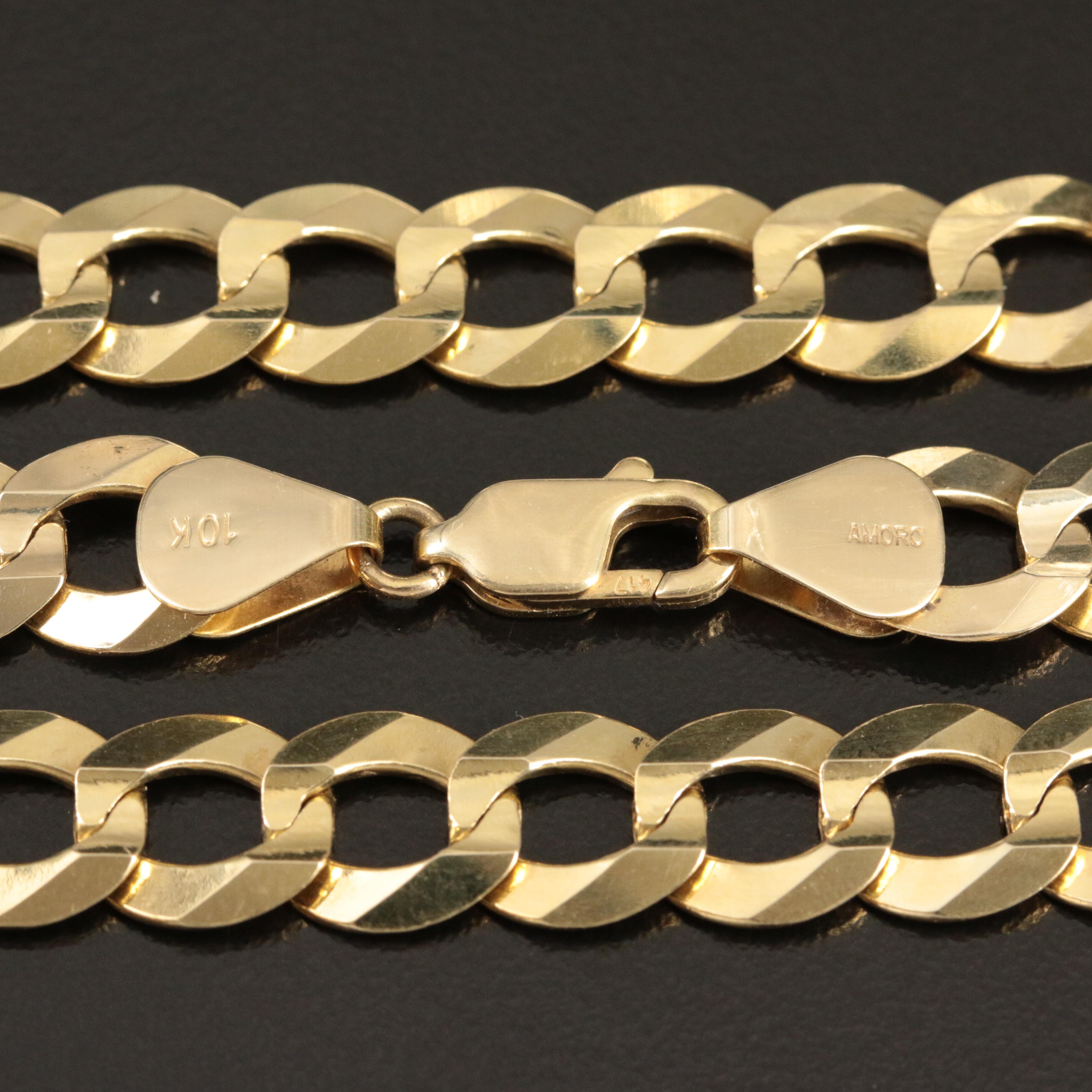 10K Curb Chain Necklace