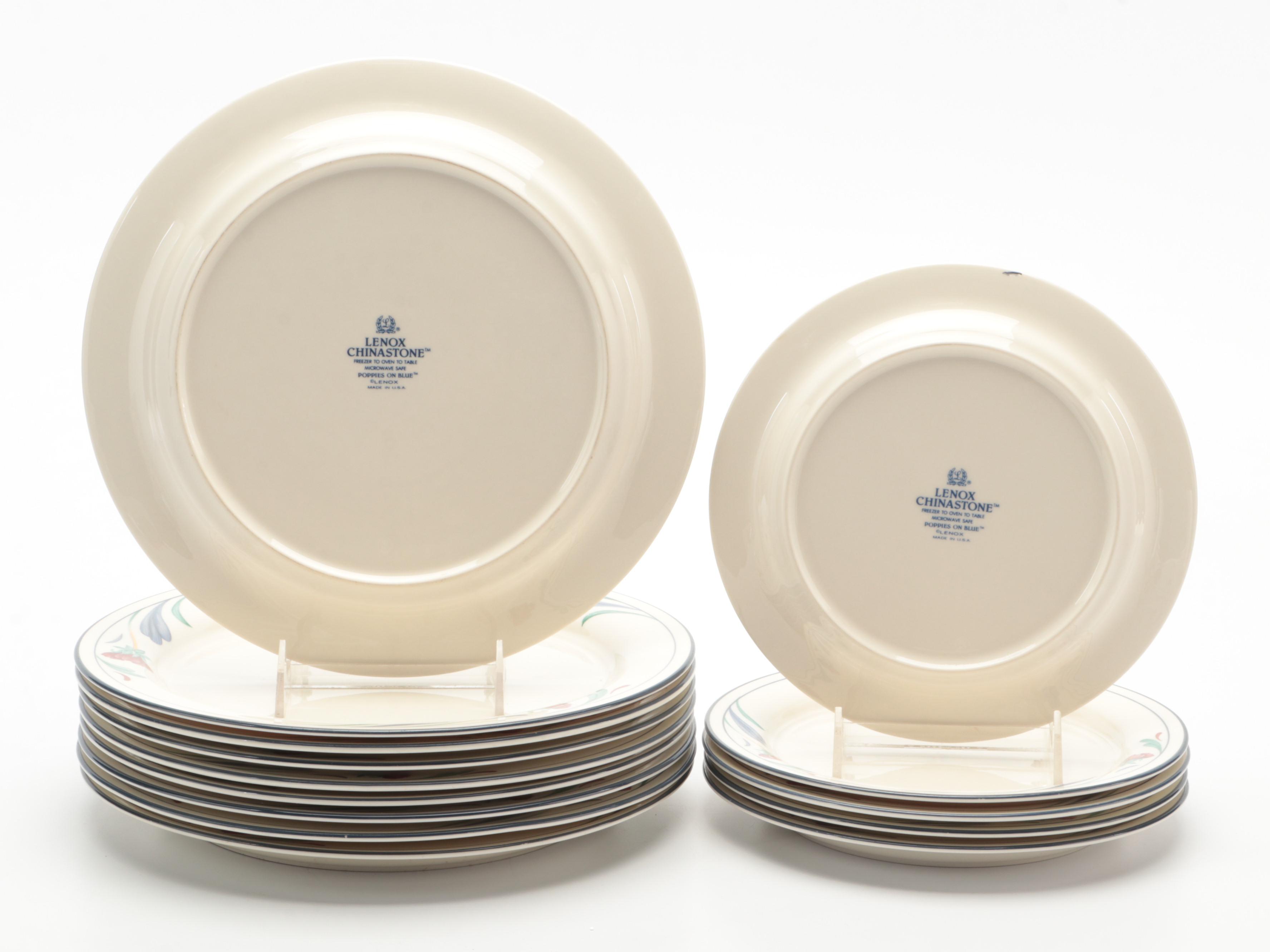 Lenox "Poppies on Blue" Chinastone Dinnerware, 1984-2007