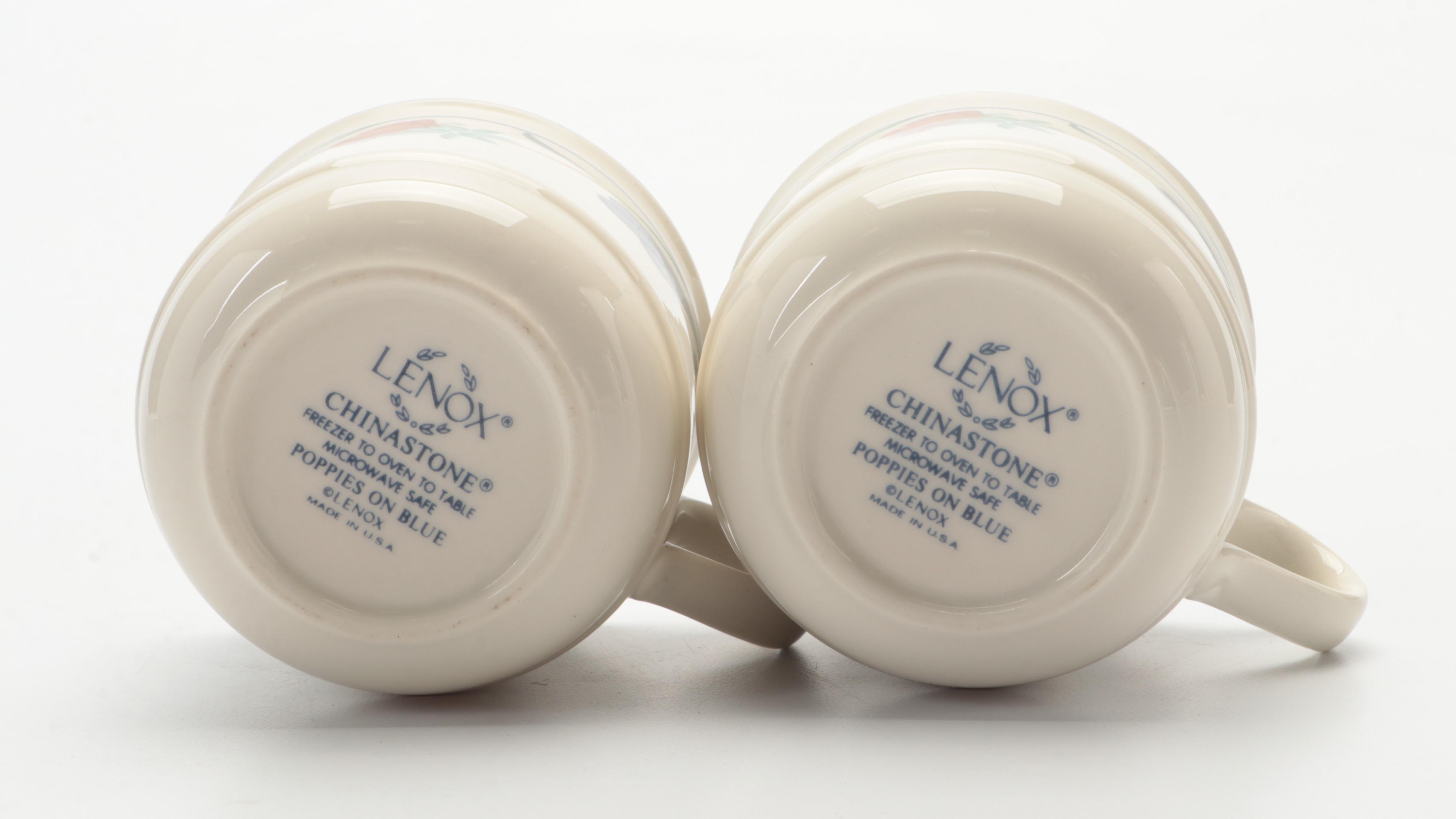 Lenox "Poppies on Blue" Chinastone Dinnerware, 1984-2007