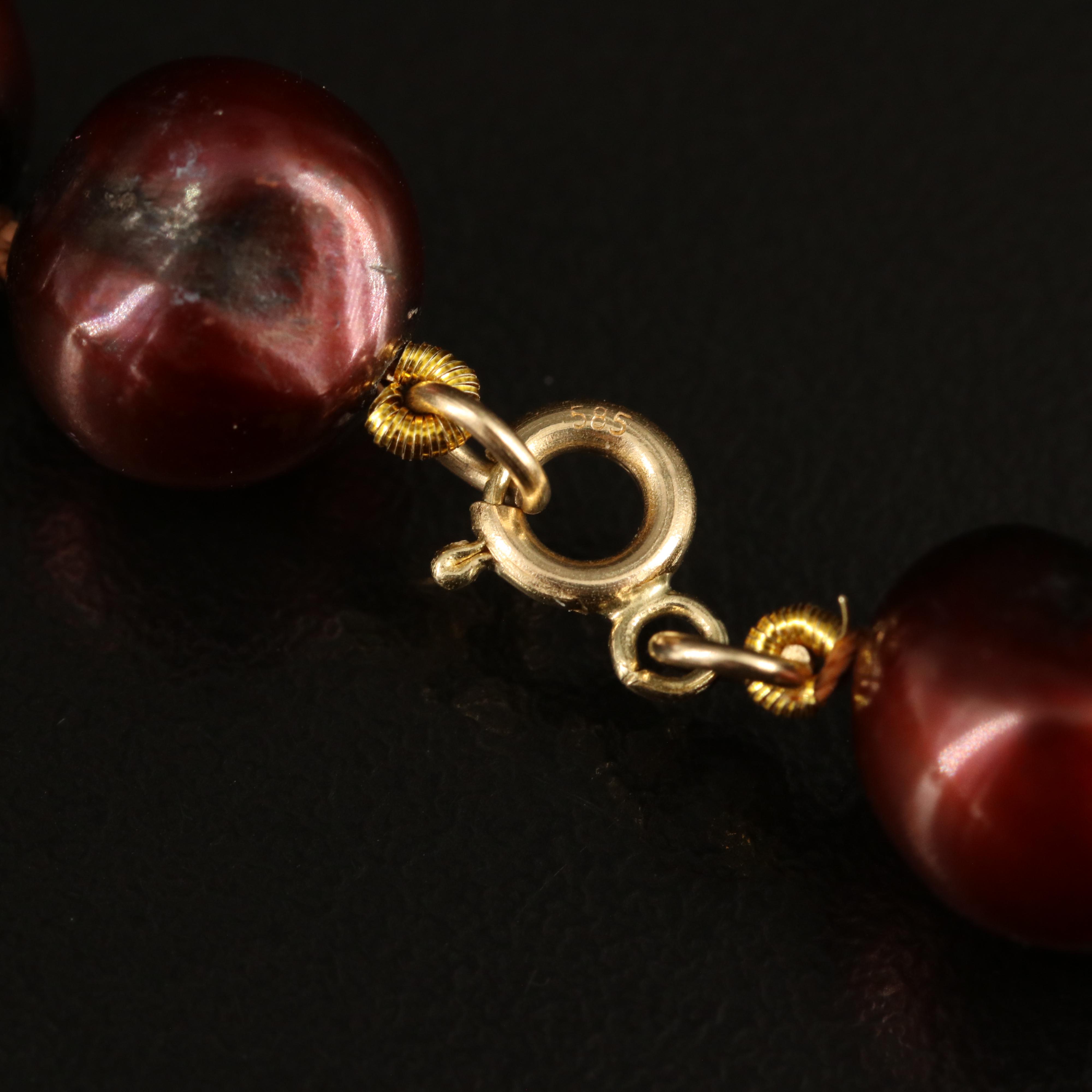 Baroque Pearl Necklace with 14K Clasp