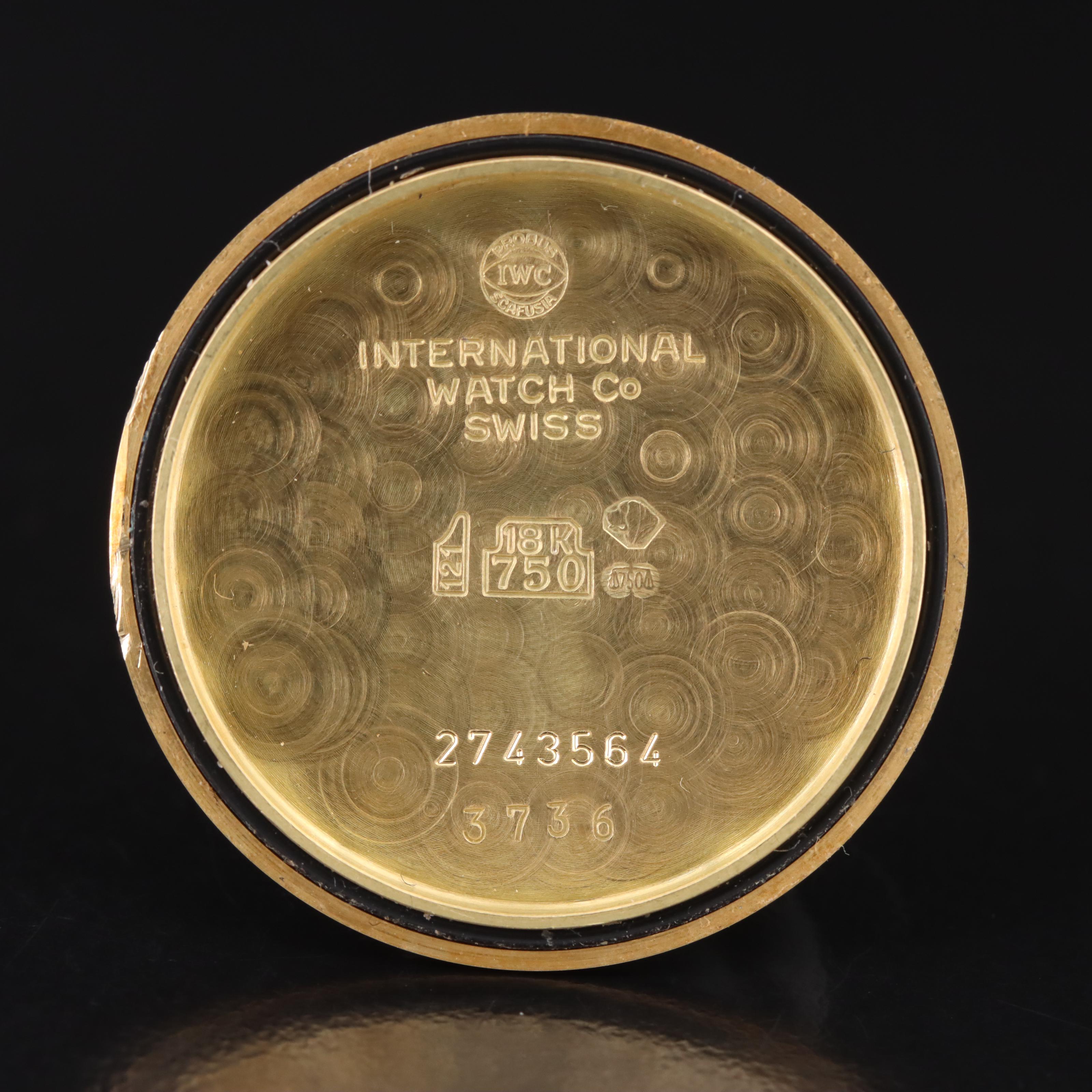 18K I.W.C. Schaffhausen Da Vinci Moonphase Chronograph Watch