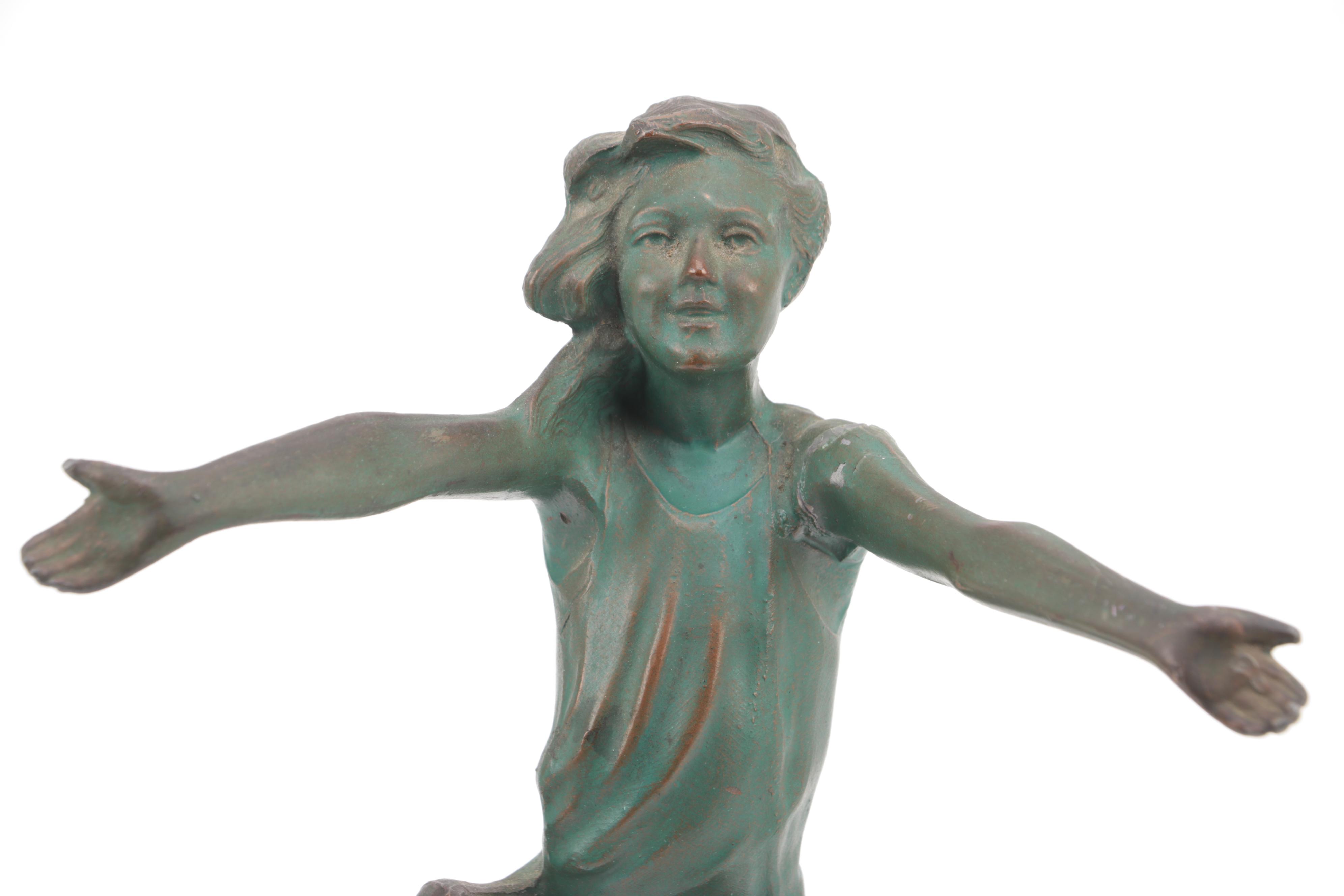 Jessie McCutcheon Raleigh Cast Spelter Sculpture "The Good Fairy"