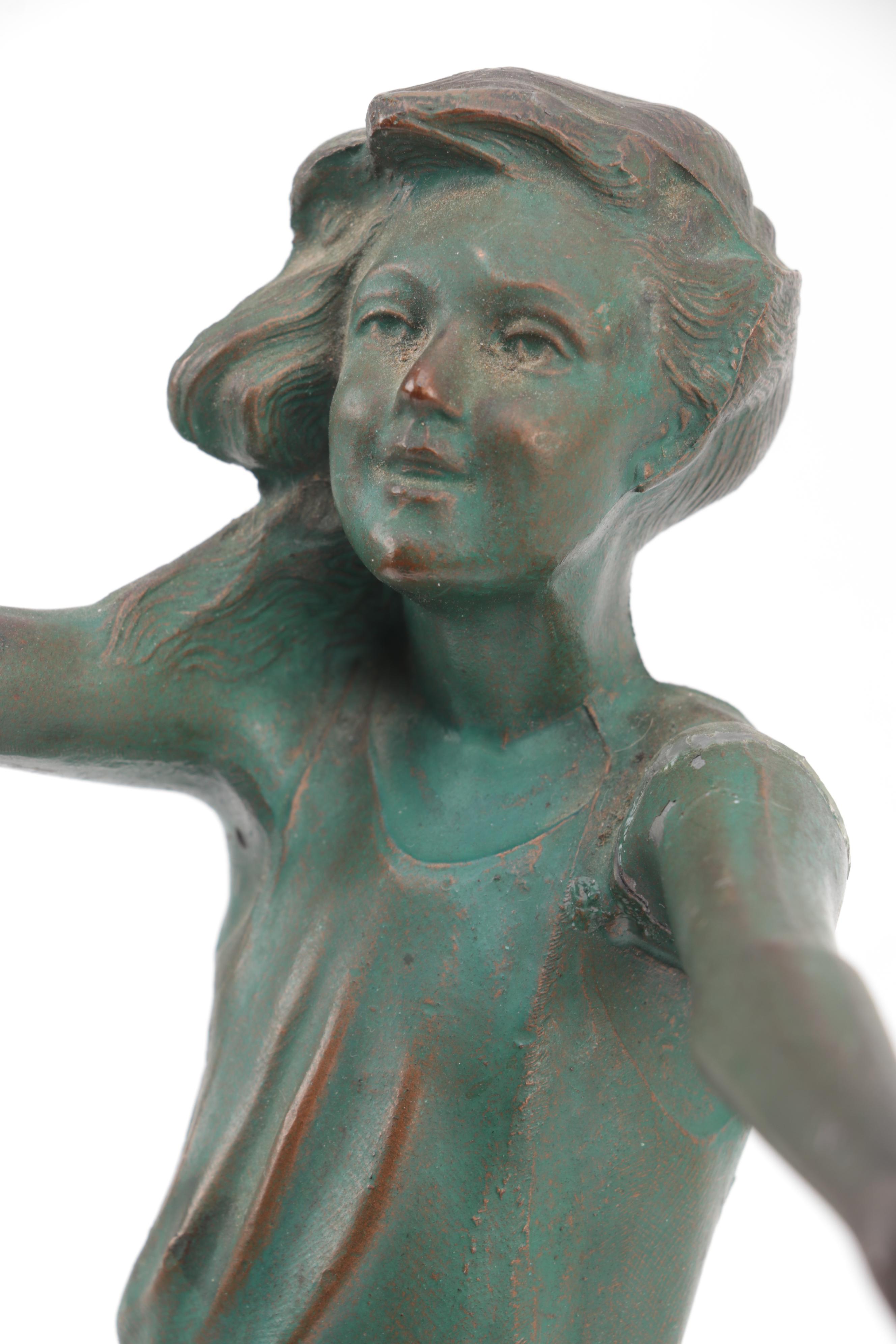 Jessie McCutcheon Raleigh Cast Spelter Sculpture "The Good Fairy"