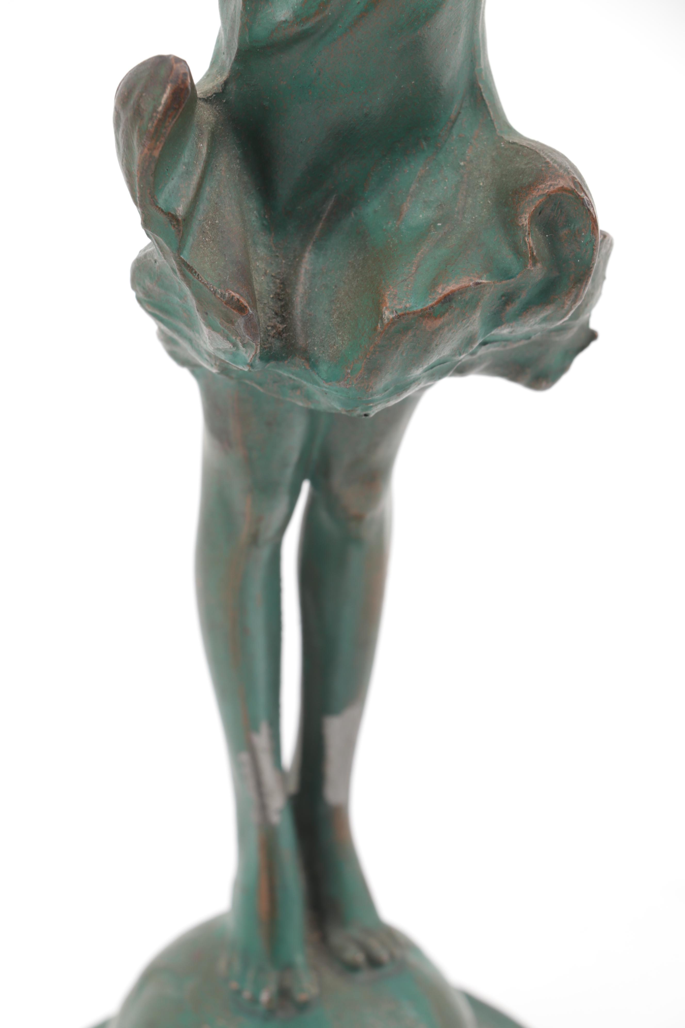 Jessie McCutcheon Raleigh Cast Spelter Sculpture "The Good Fairy"