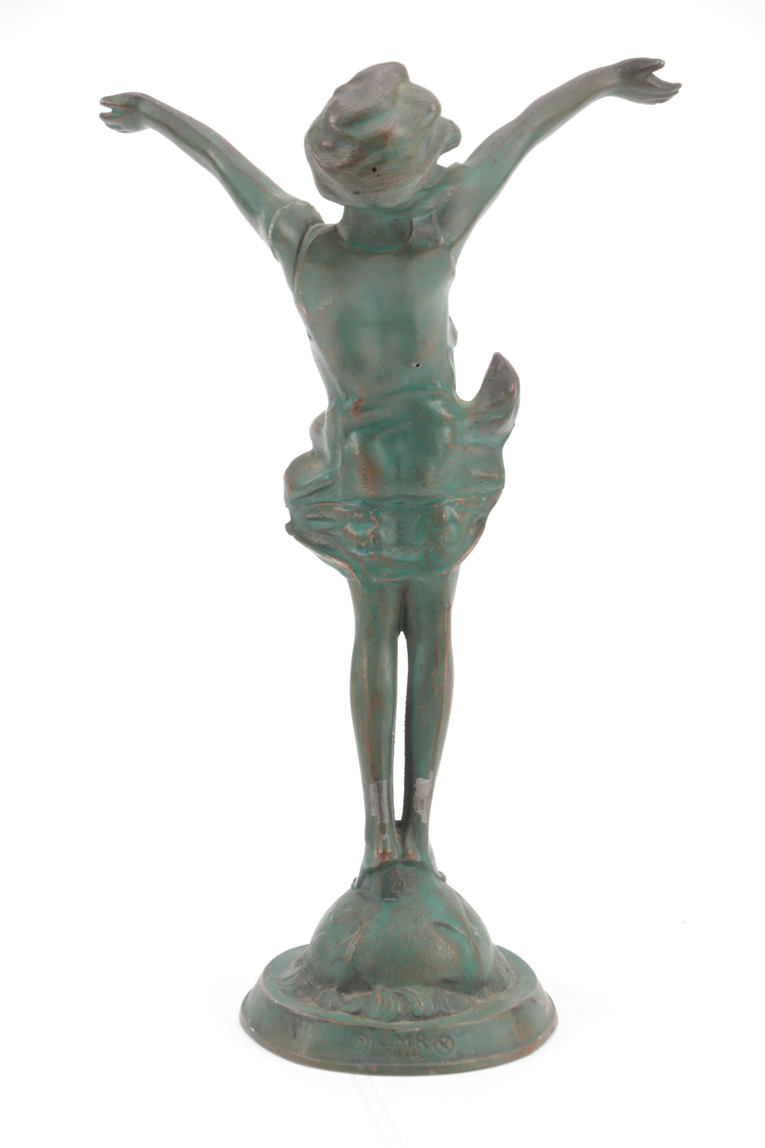 Jessie McCutcheon Raleigh Cast Spelter Sculpture "The Good Fairy"