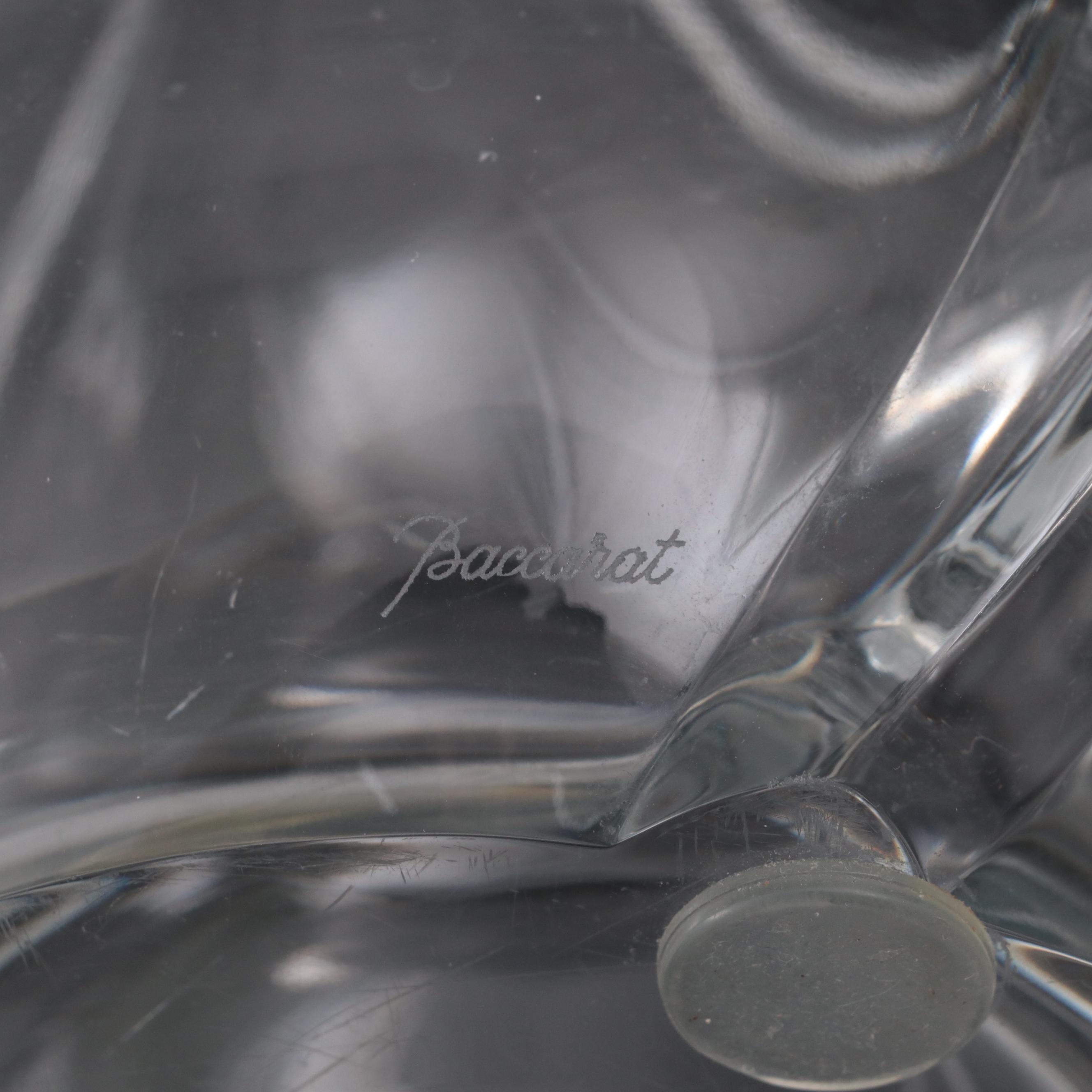 Baccarat "Serpentin" Crystal Vase