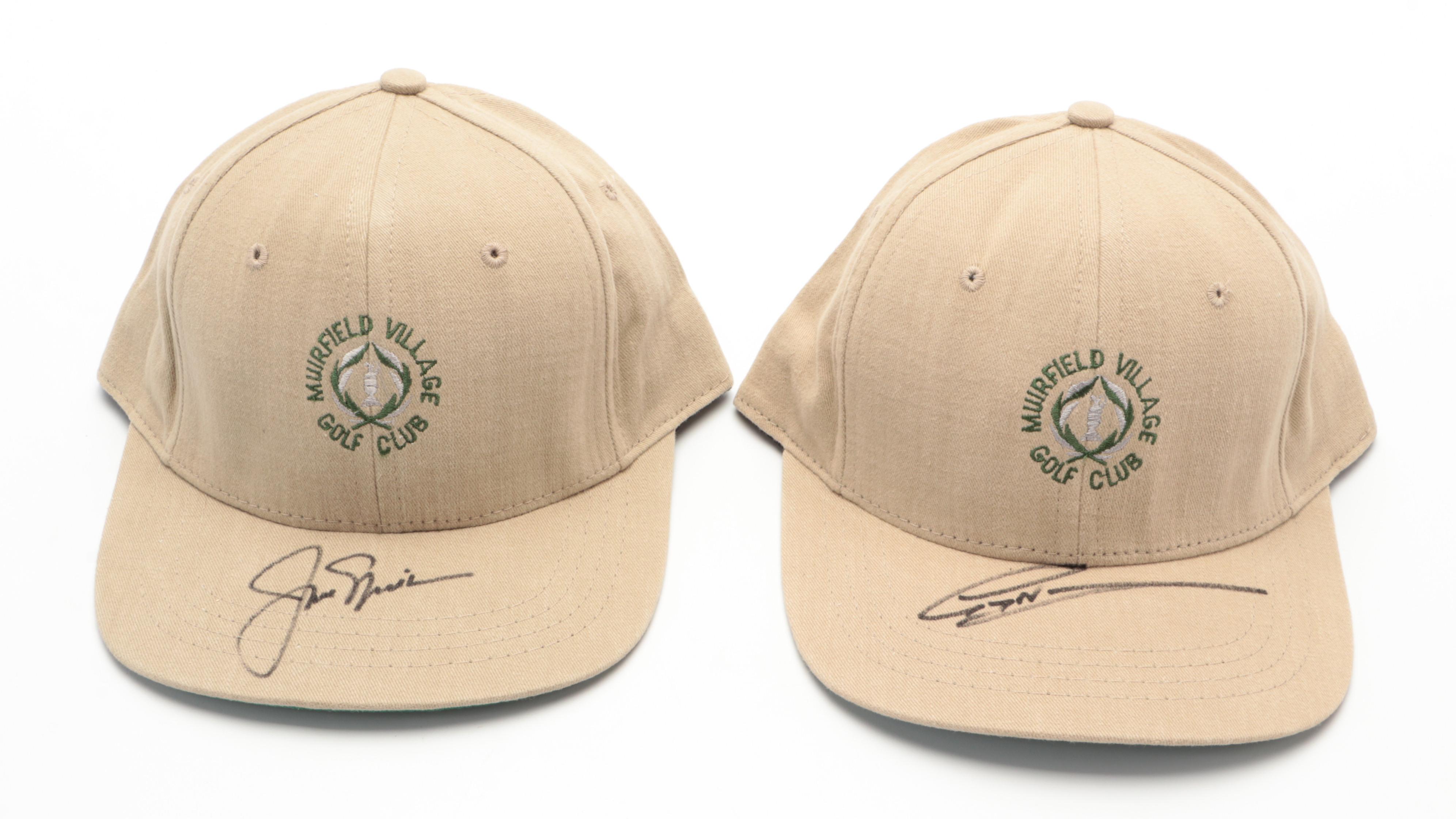 Jack Nicklaus, Greg Norman, Laura Davies, and More Signed Golfing Hats