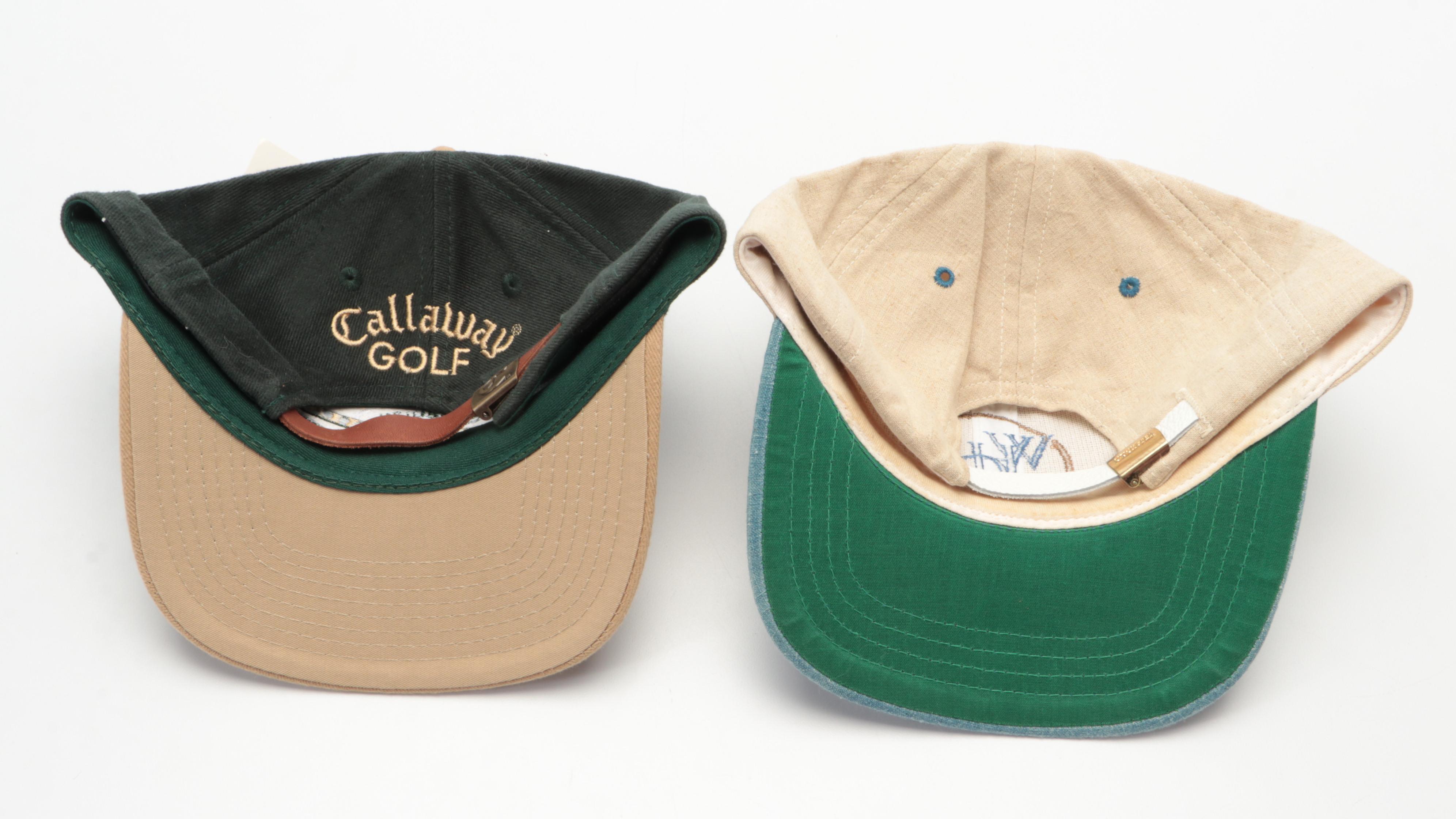 Jack Nicklaus, Greg Norman, Laura Davies, and More Signed Golfing Hats