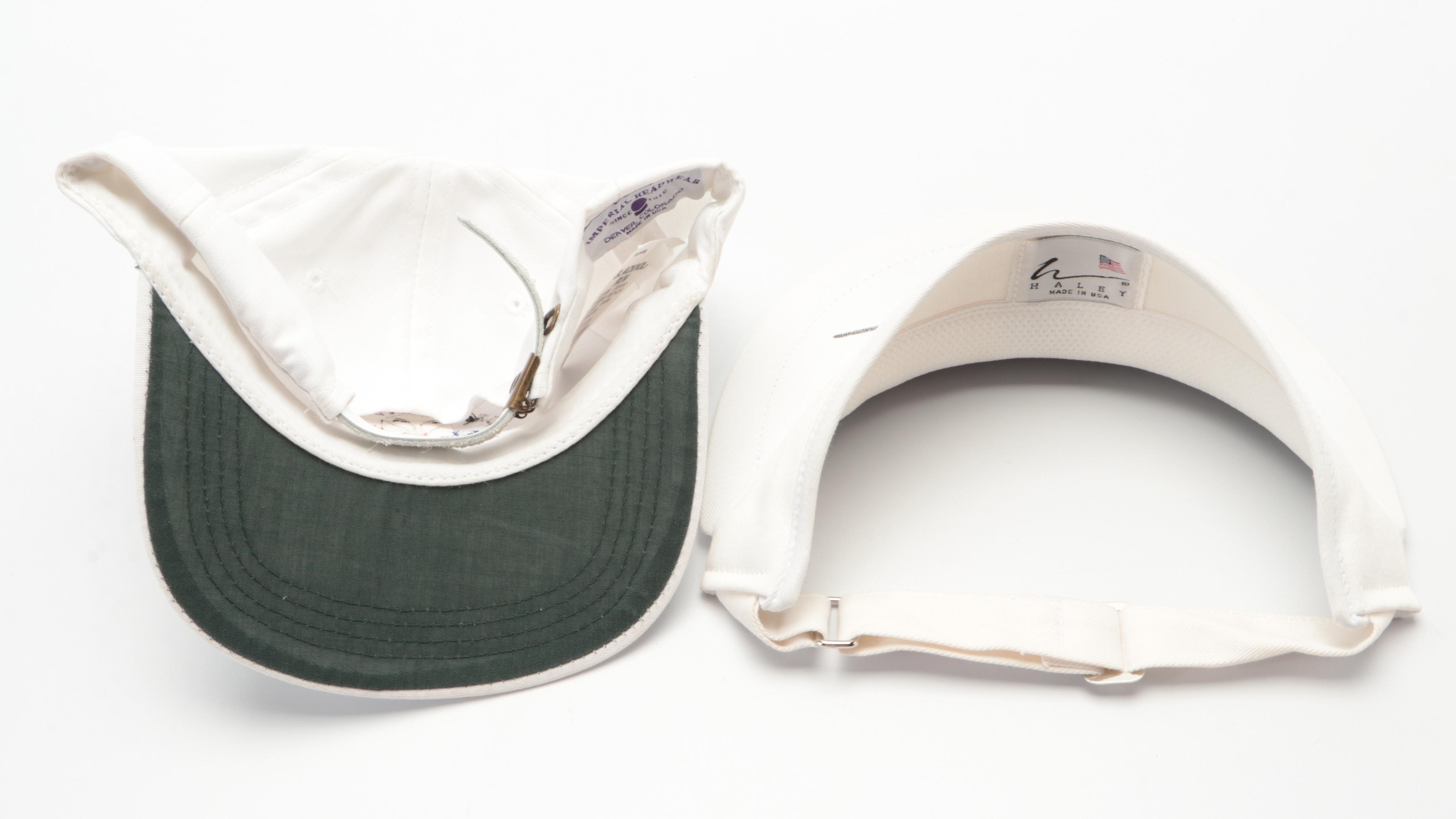 Jack Nicklaus, Greg Norman, Laura Davies, and More Signed Golfing Hats