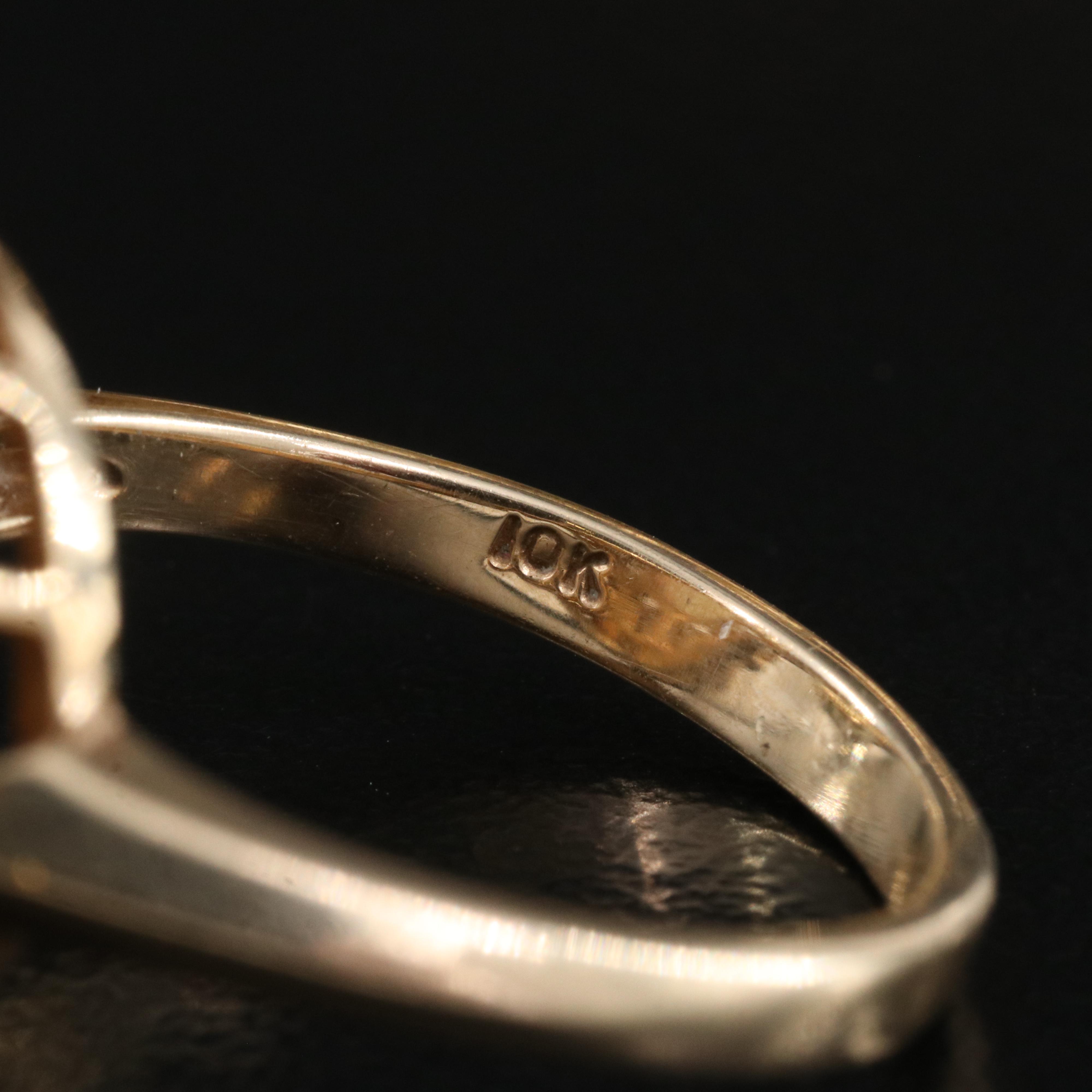 14K Gemstone Floral Earring and Ring Set with 10K Opal Ring