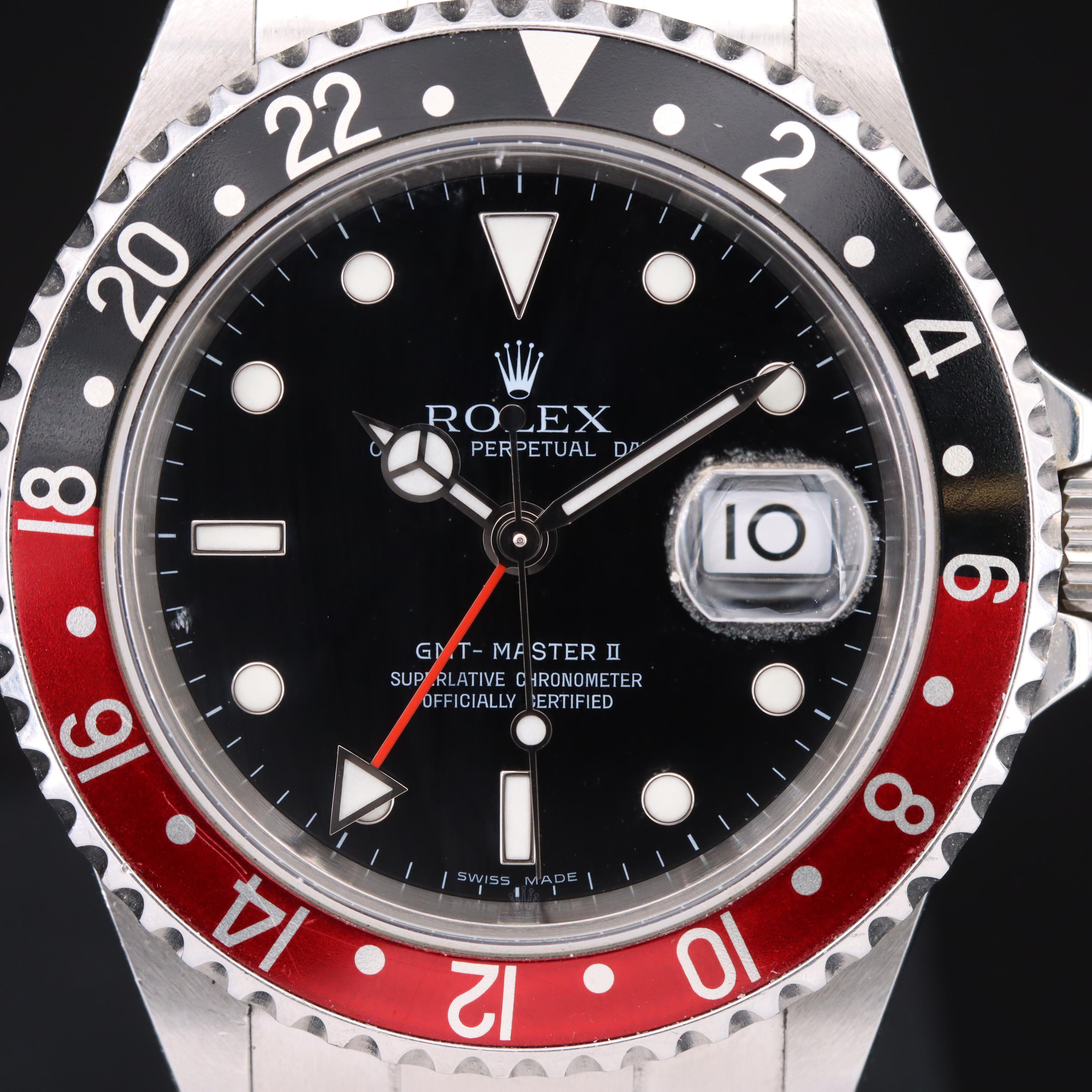 2006 Rolex GMT-Master II "Coke" Bezel Watch