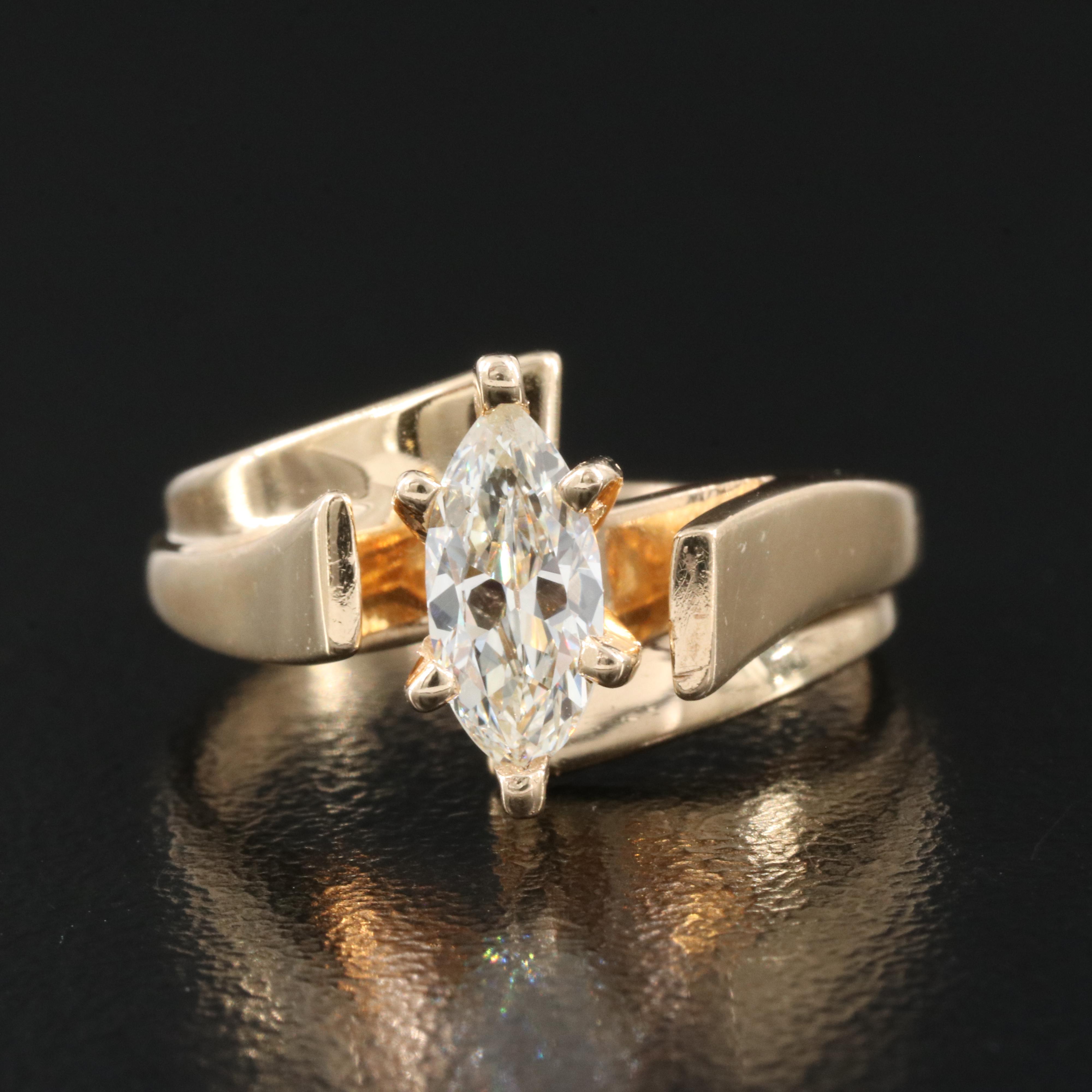 14K 0.53 CT Diamond Solitaire Ring