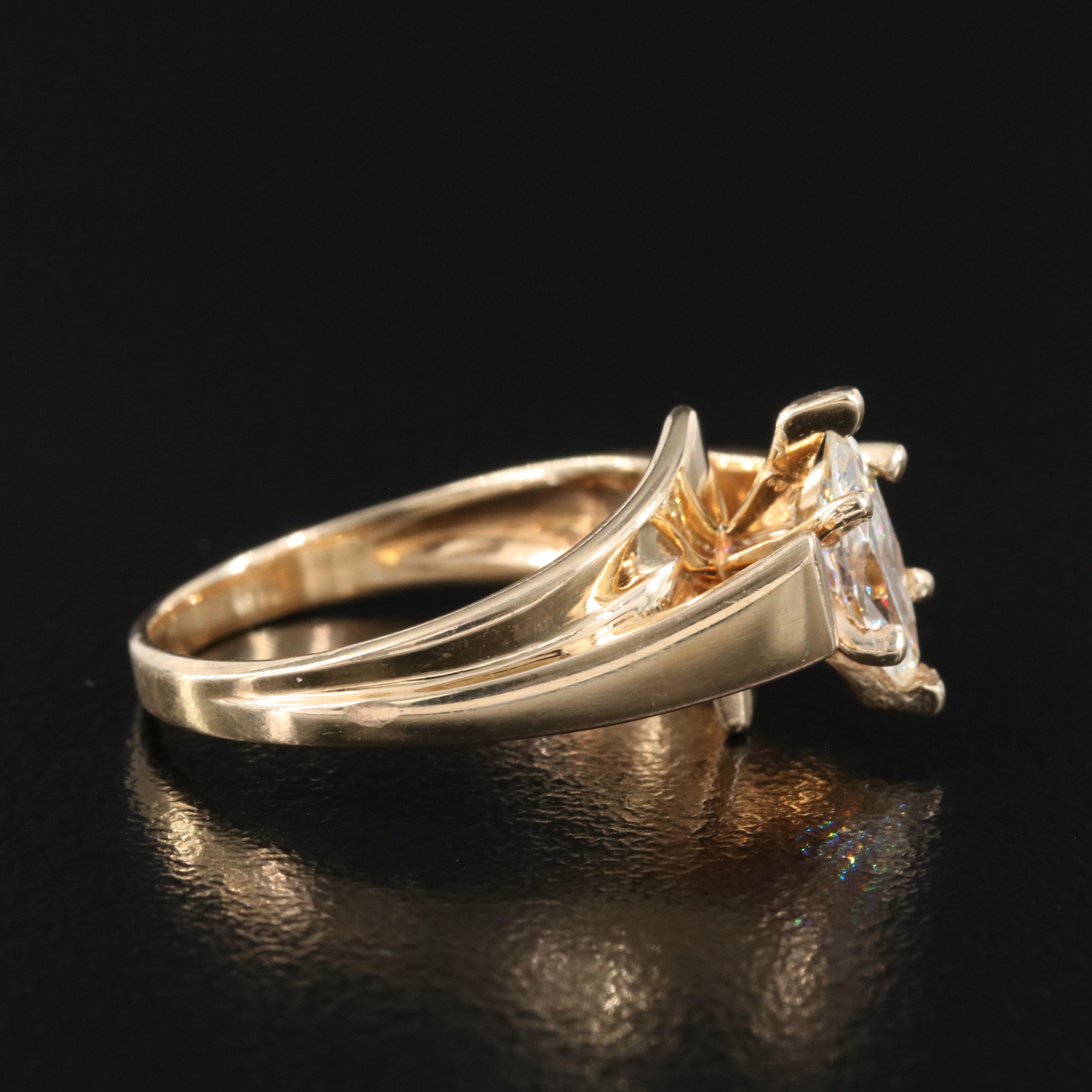 14K 0.53 CT Diamond Solitaire Ring