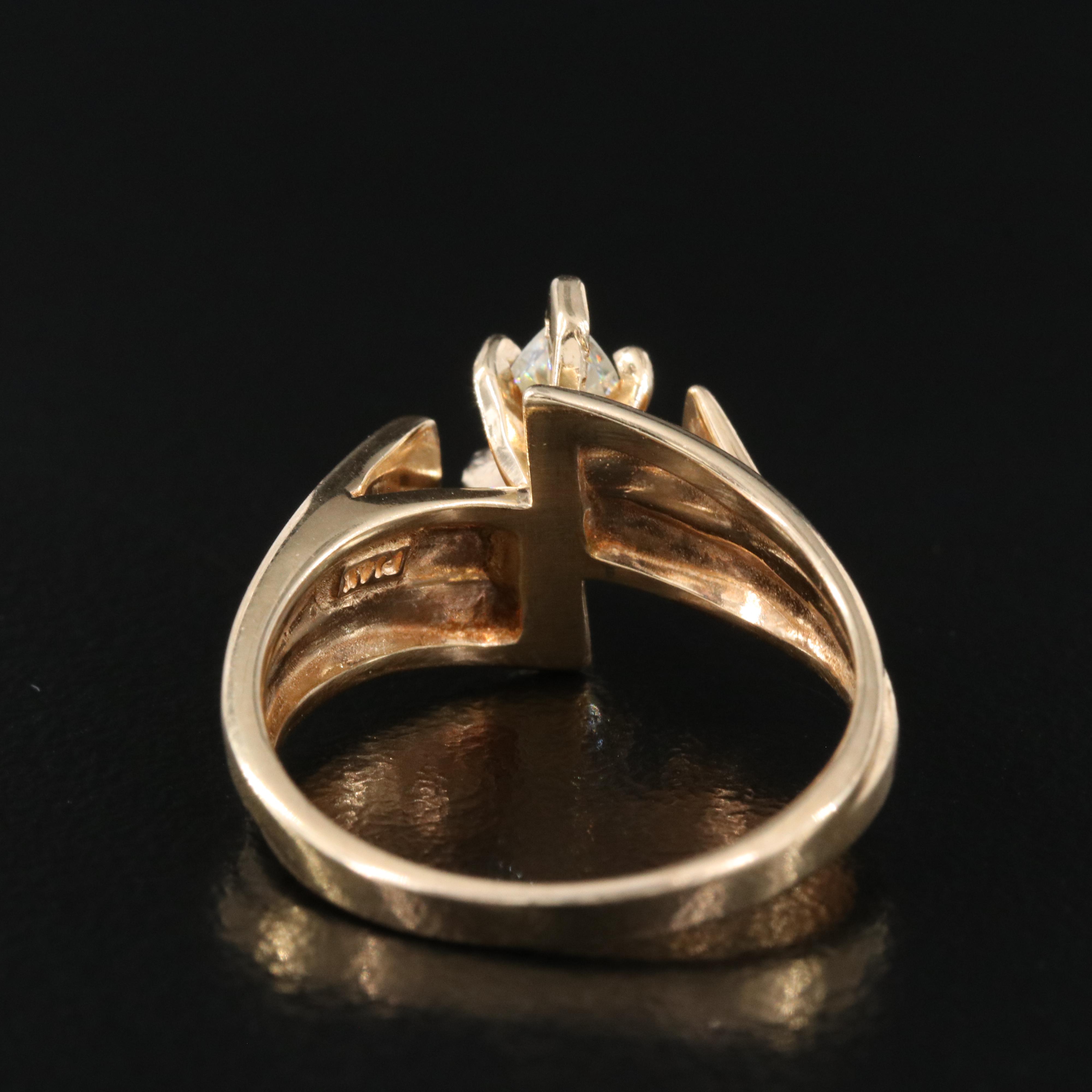 14K 0.53 CT Diamond Solitaire Ring