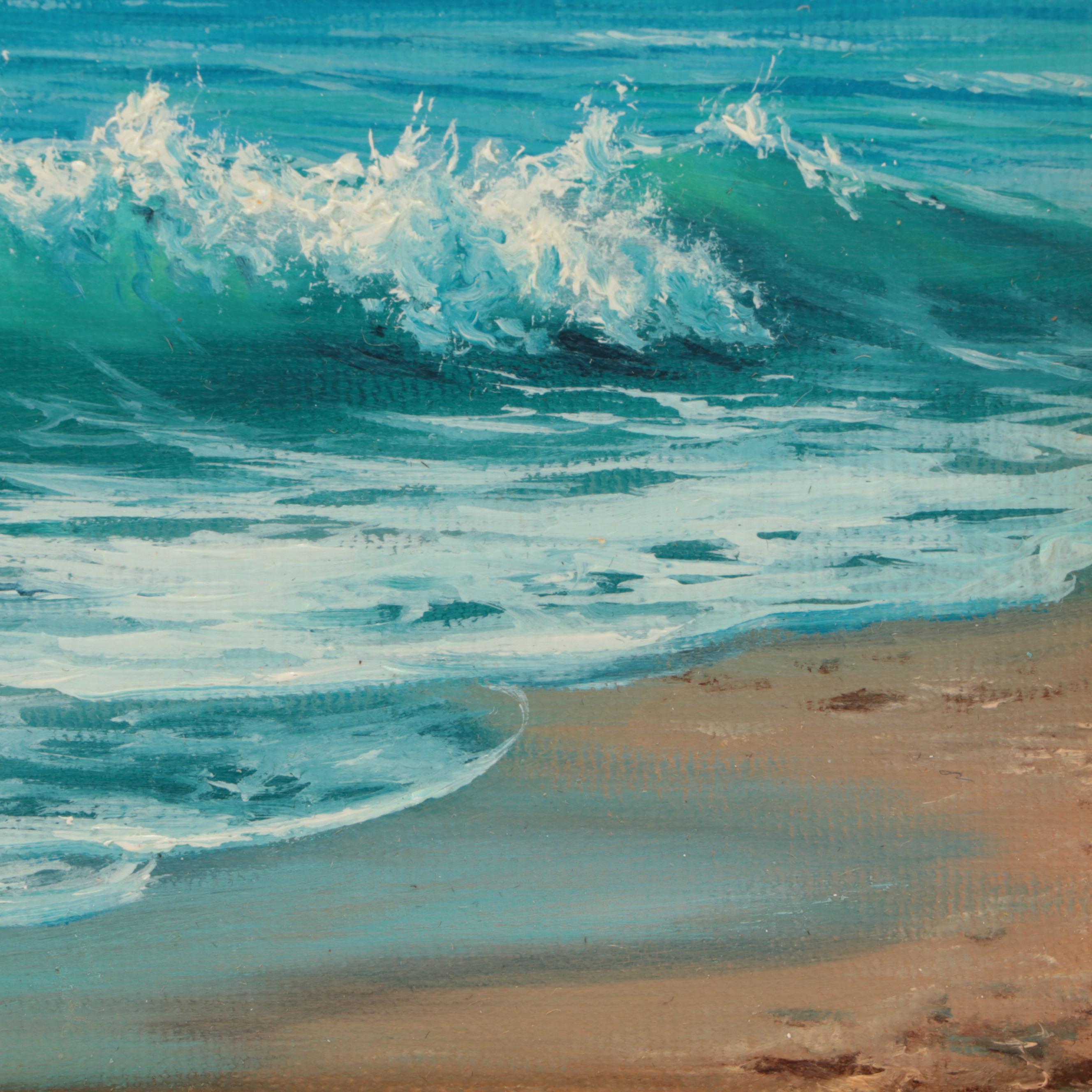 Jevgenijus Litvinas Oil Painting "Sea," 2022