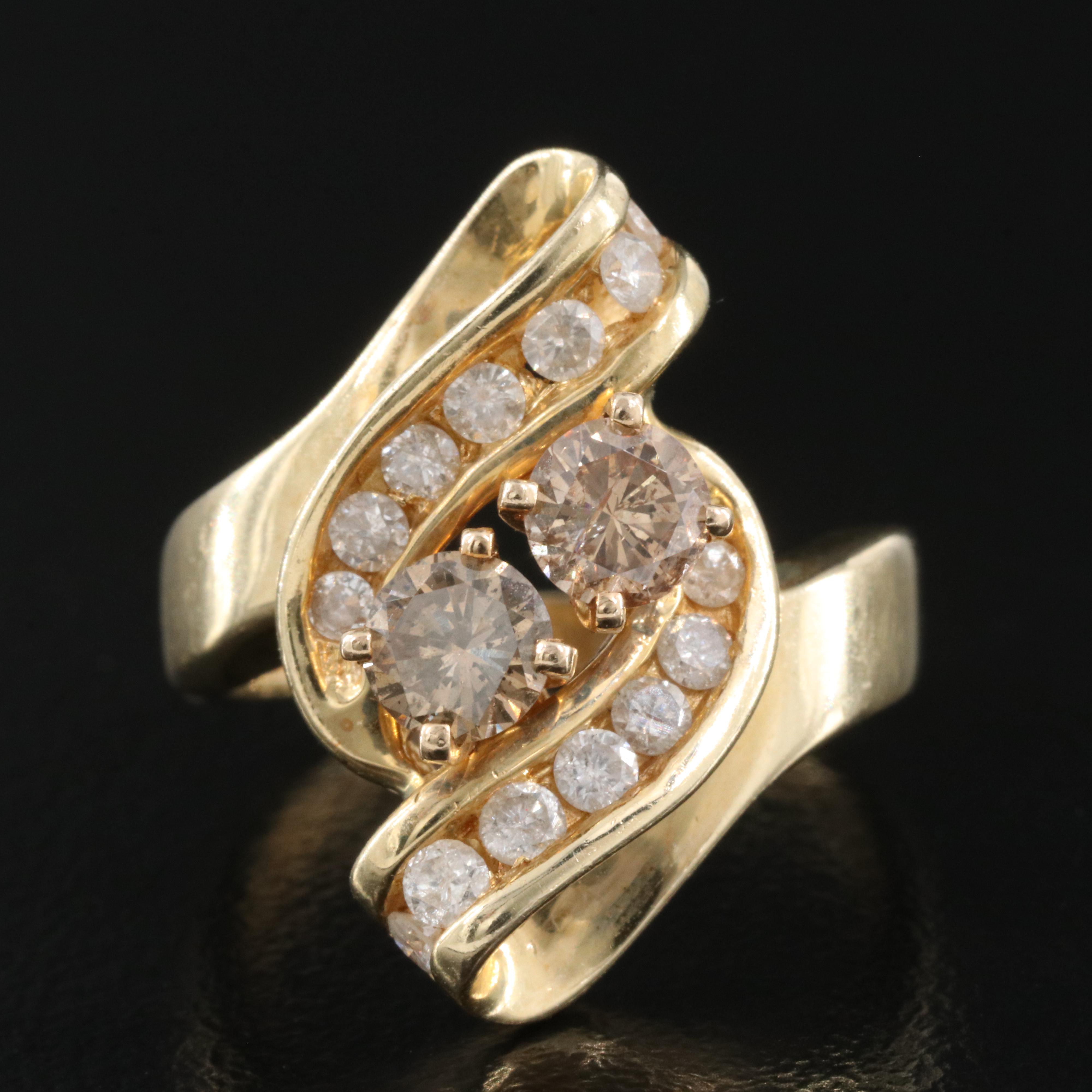 14K 1.00 CTW Diamond Ring