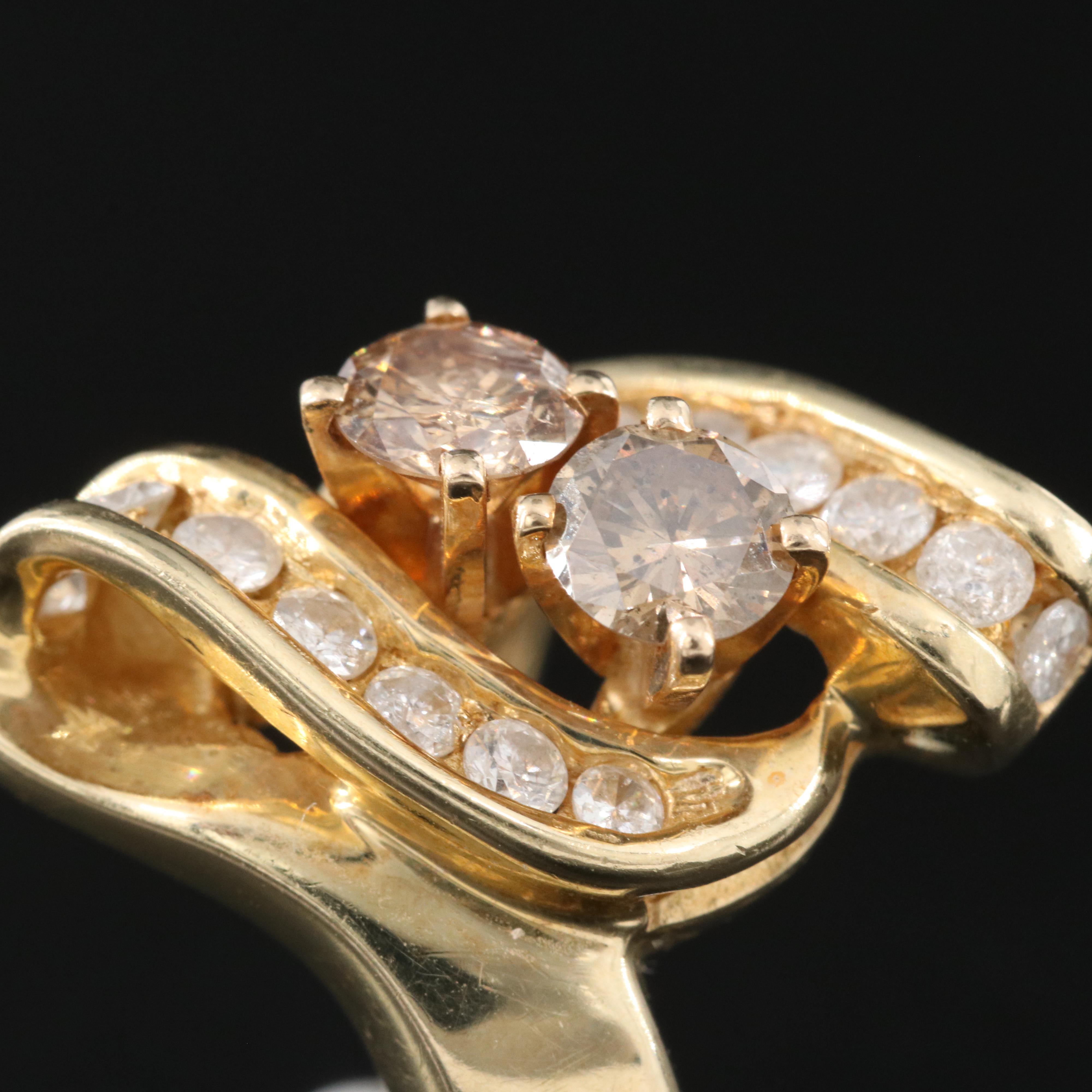 14K 1.00 CTW Diamond Ring